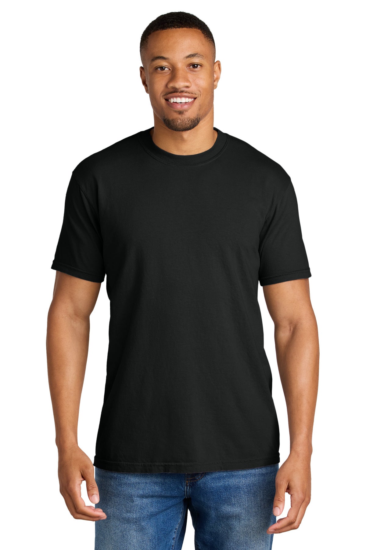 Custom Embroidery or DTF Print - COMFORT COLORS  ®  Heavyweight Ring Spun Tee. 1717
