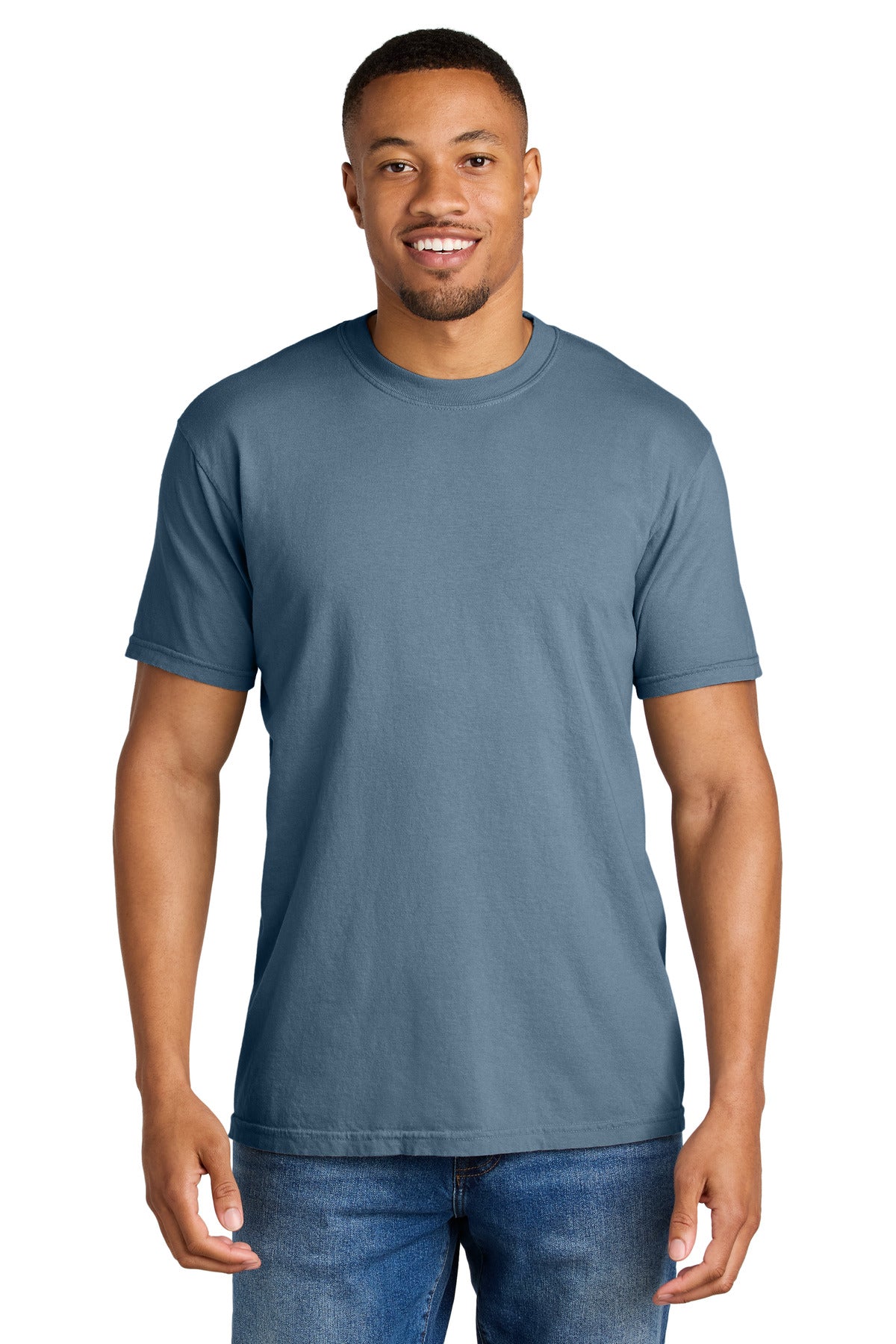 Custom Embroidery or DTF Print - COMFORT COLORS  ®  Heavyweight Ring Spun Tee. 1717