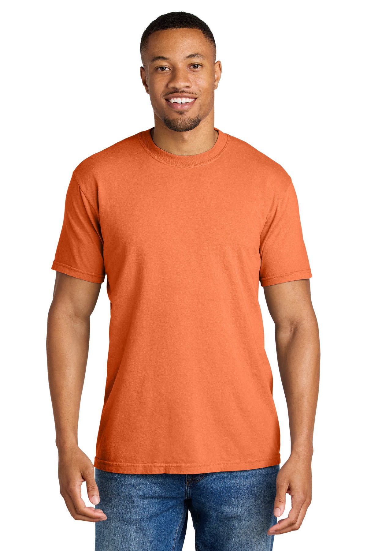 Custom Embroidery or DTF Print - COMFORT COLORS  ®  Heavyweight Ring Spun Tee. 1717