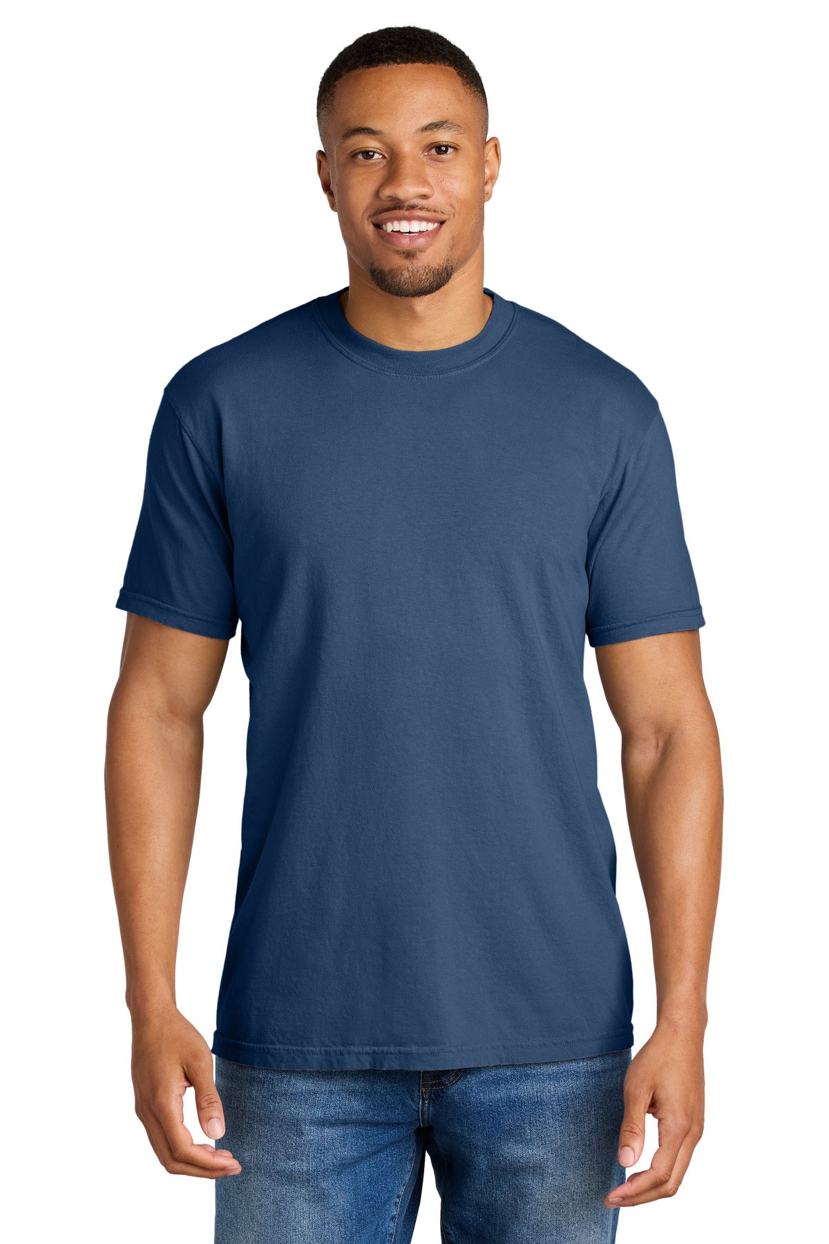 Custom Embroidery or DTF Print - COMFORT COLORS  ®  Heavyweight Ring Spun Tee. 1717