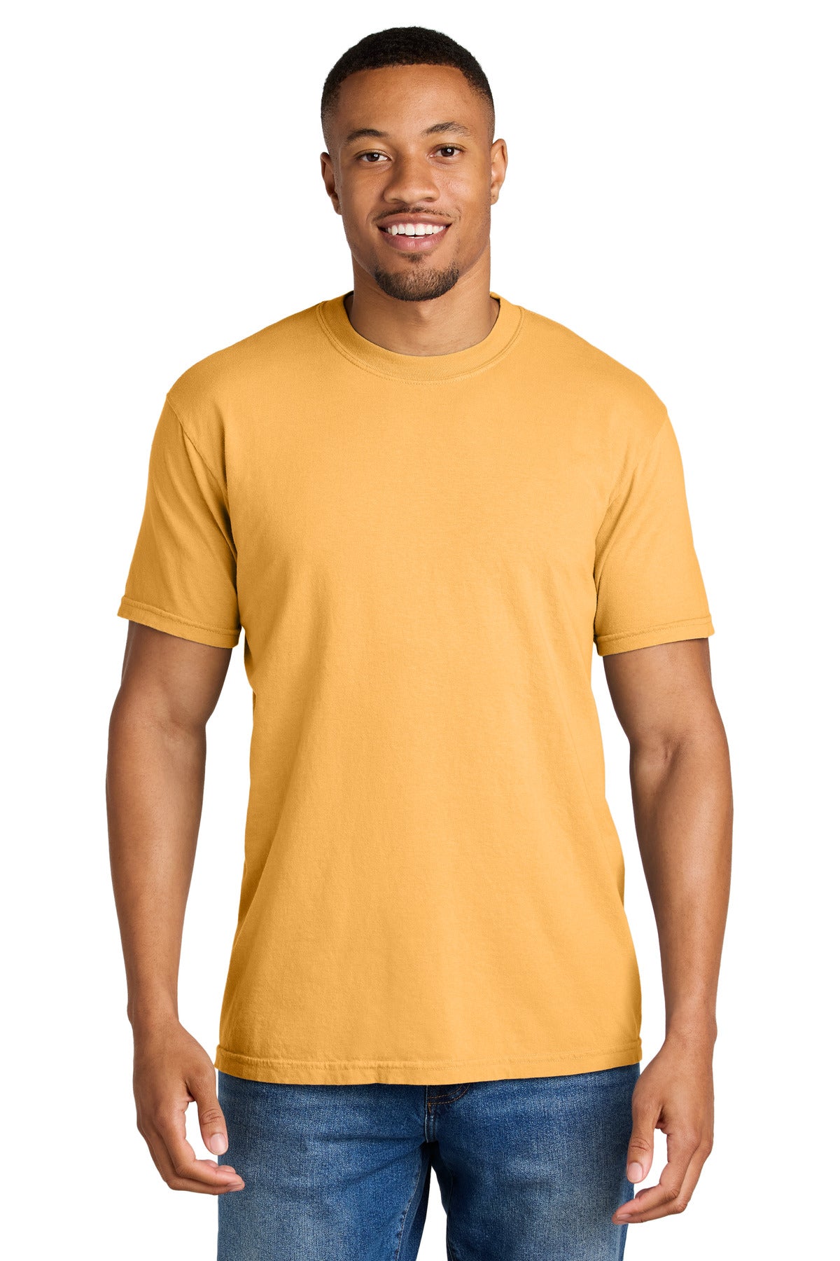 Custom Embroidery or DTF Print - COMFORT COLORS  ®  Heavyweight Ring Spun Tee. 1717