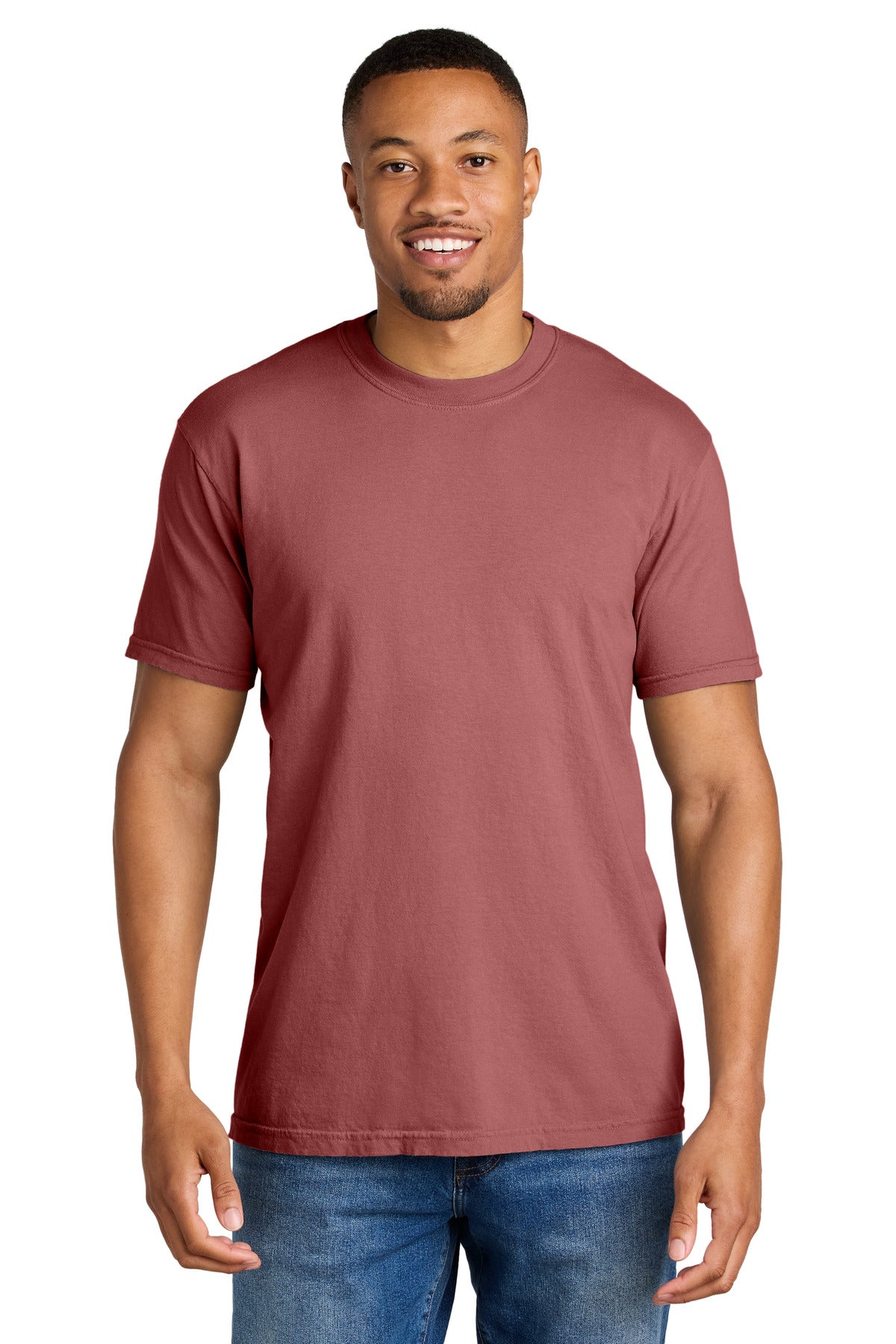 Custom Embroidery or DTF Print - COMFORT COLORS  ®  Heavyweight Ring Spun Tee. 1717
