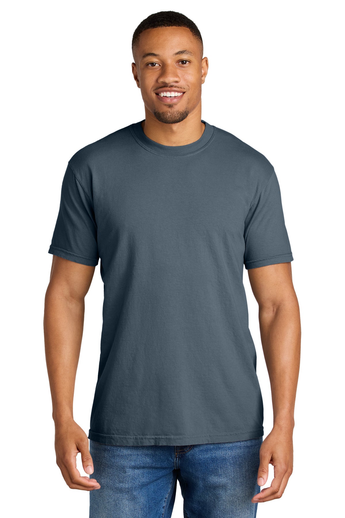 Custom Embroidery or DTF Print - COMFORT COLORS  ®  Heavyweight Ring Spun Tee. 1717