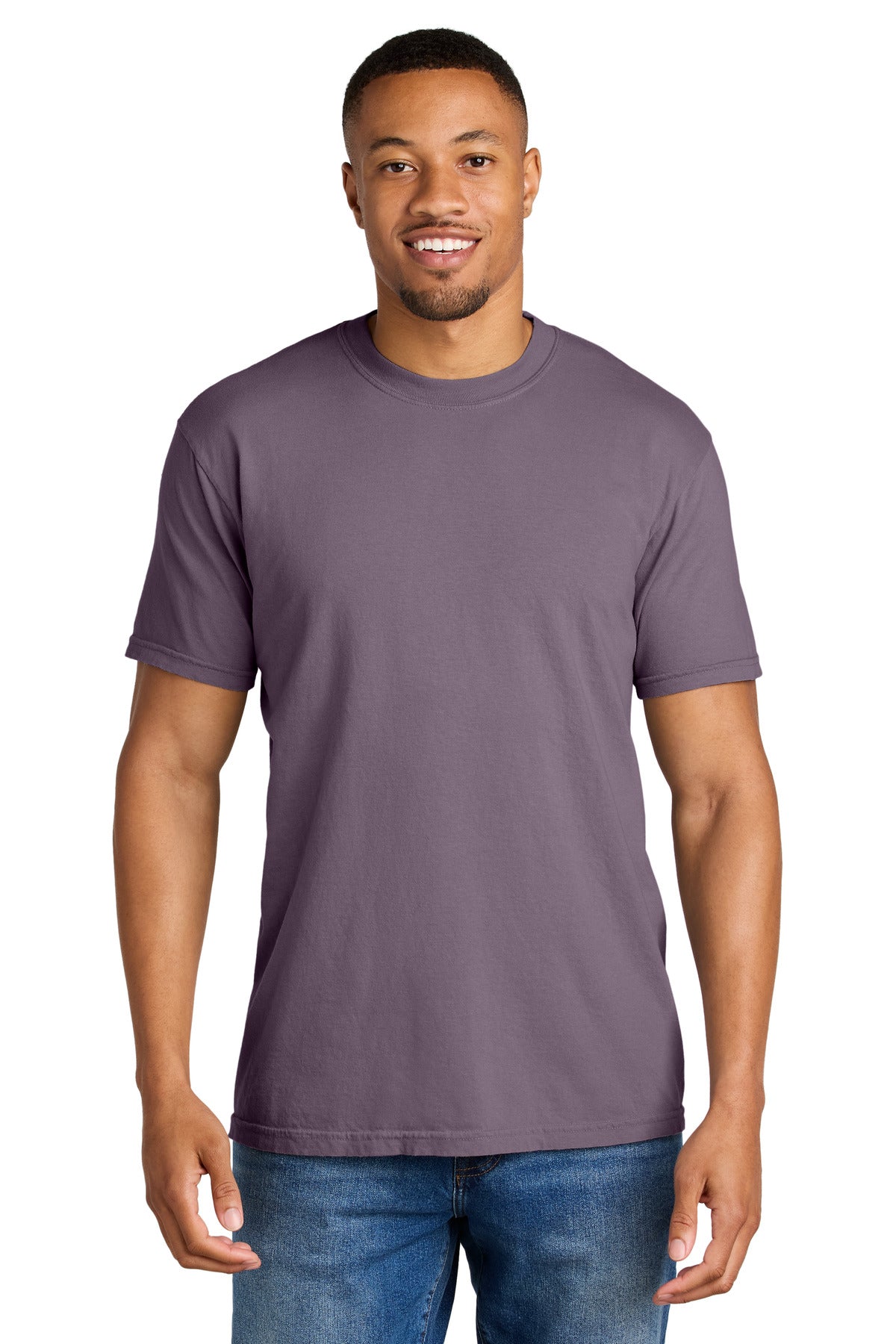 Custom Embroidery or DTF Print - COMFORT COLORS  ®  Heavyweight Ring Spun Tee. 1717