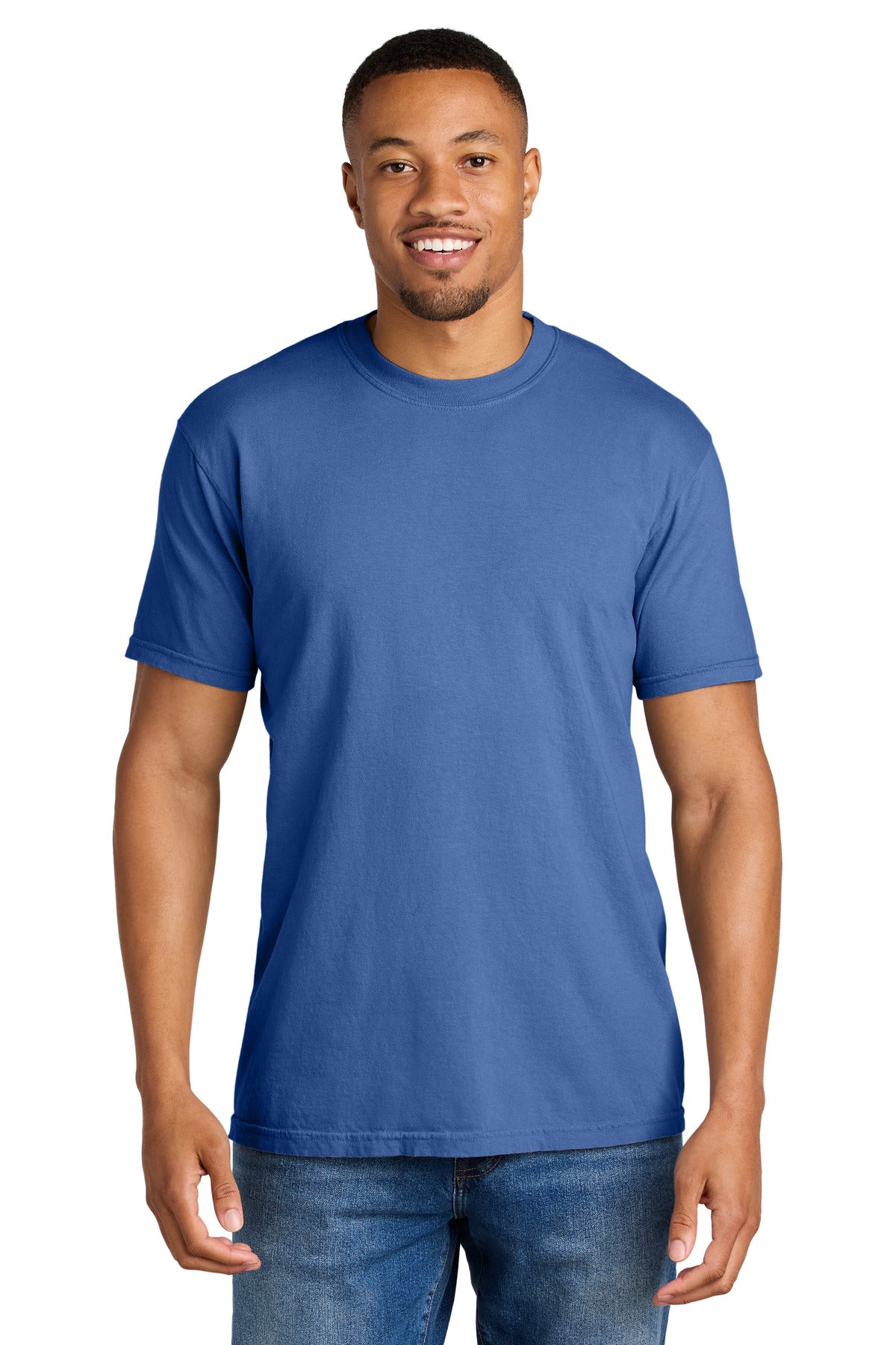Custom Embroidery or DTF Print - COMFORT COLORS  ®  Heavyweight Ring Spun Tee. 1717