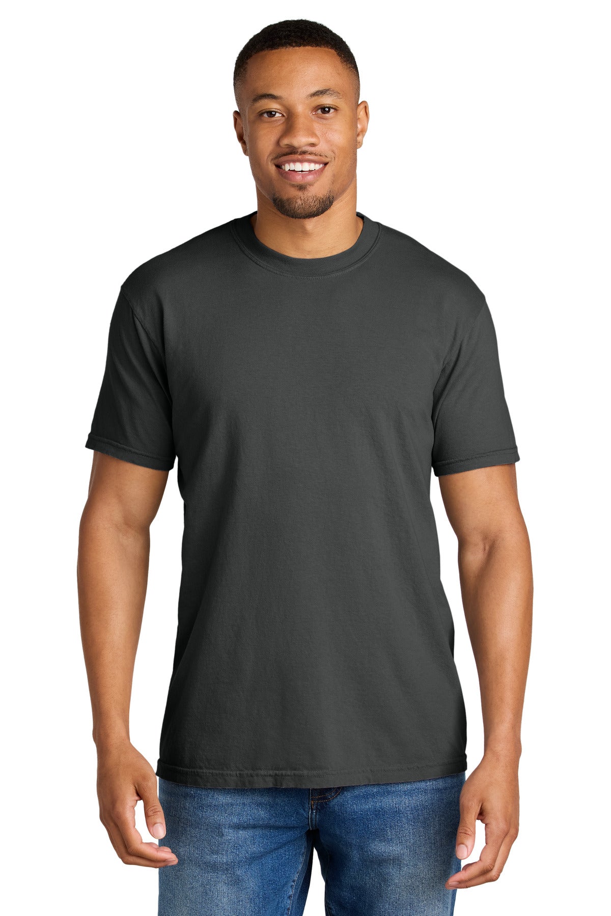 Custom Embroidery or DTF Print - COMFORT COLORS  ®  Heavyweight Ring Spun Tee. 1717