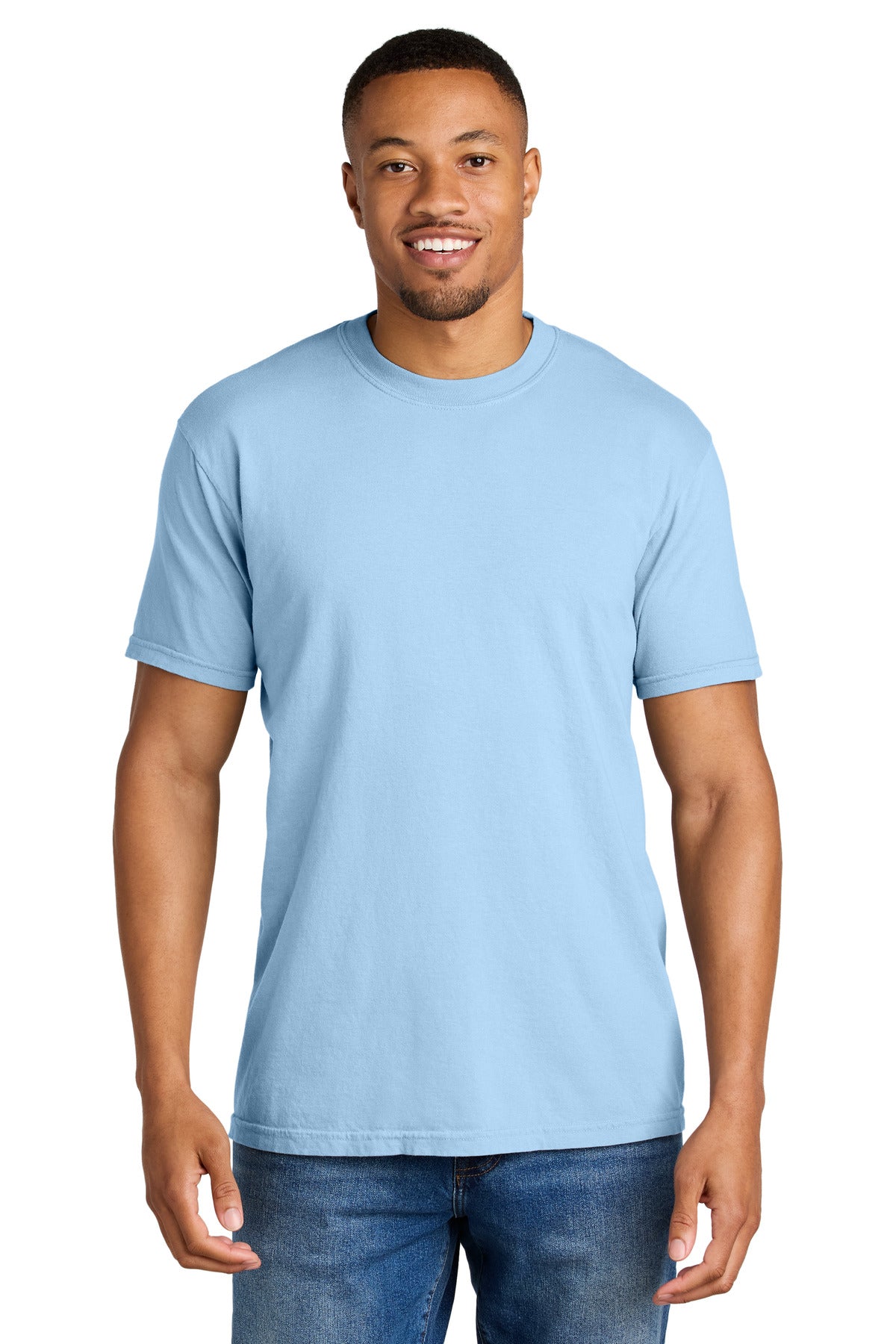 Custom Embroidery or DTF Print - COMFORT COLORS  ®  Heavyweight Ring Spun Tee. 1717