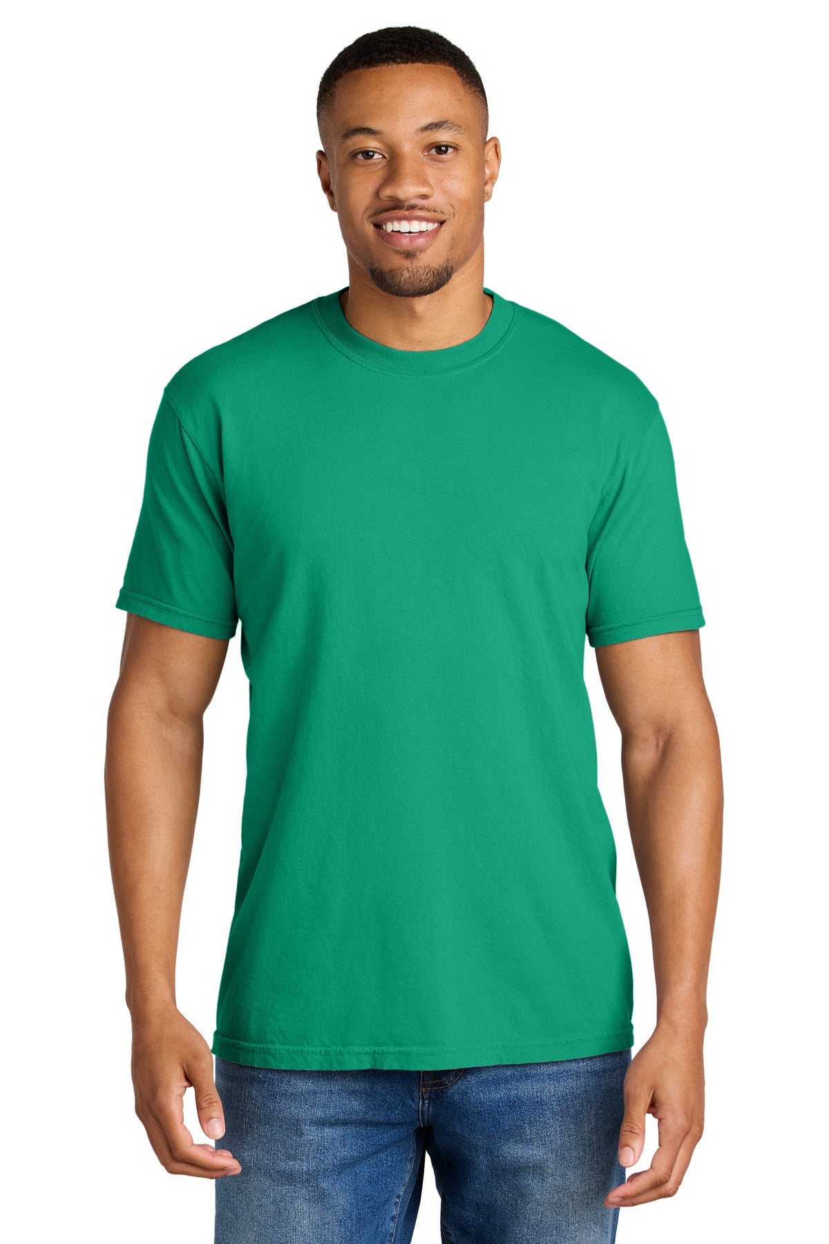 Custom Embroidery or DTF Print - COMFORT COLORS  ®  Heavyweight Ring Spun Tee. 1717