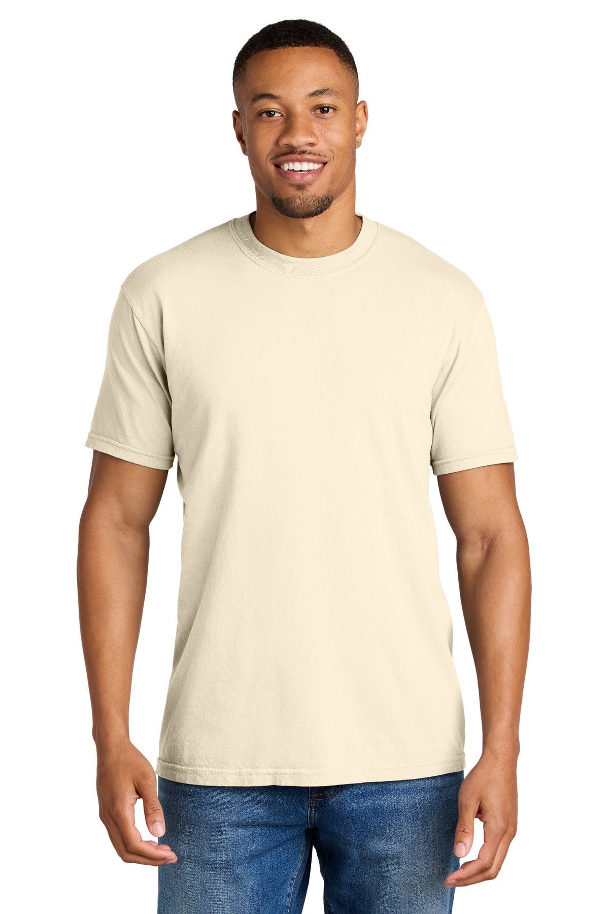 Custom Embroidery or DTF Print - COMFORT COLORS  ®  Heavyweight Ring Spun Tee. 1717