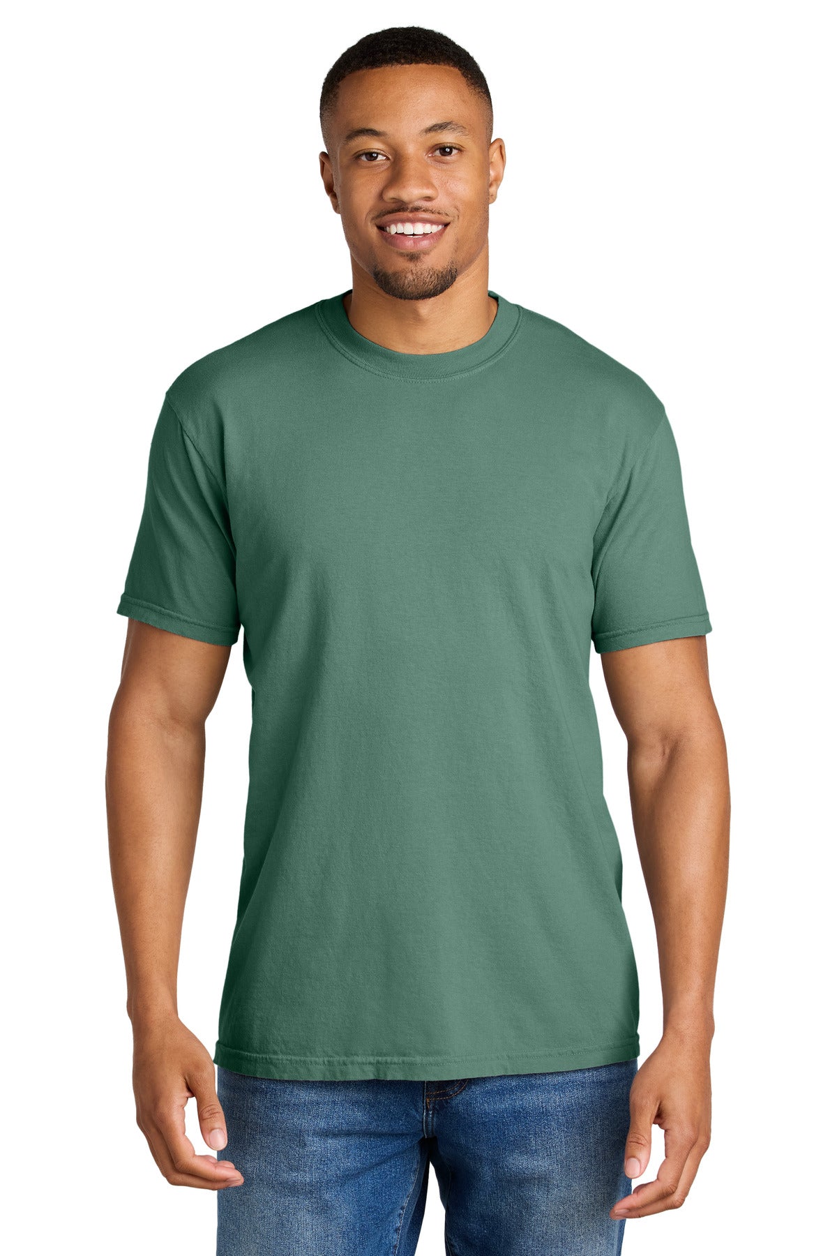 Custom Embroidery or DTF Print - COMFORT COLORS  ®  Heavyweight Ring Spun Tee. 1717