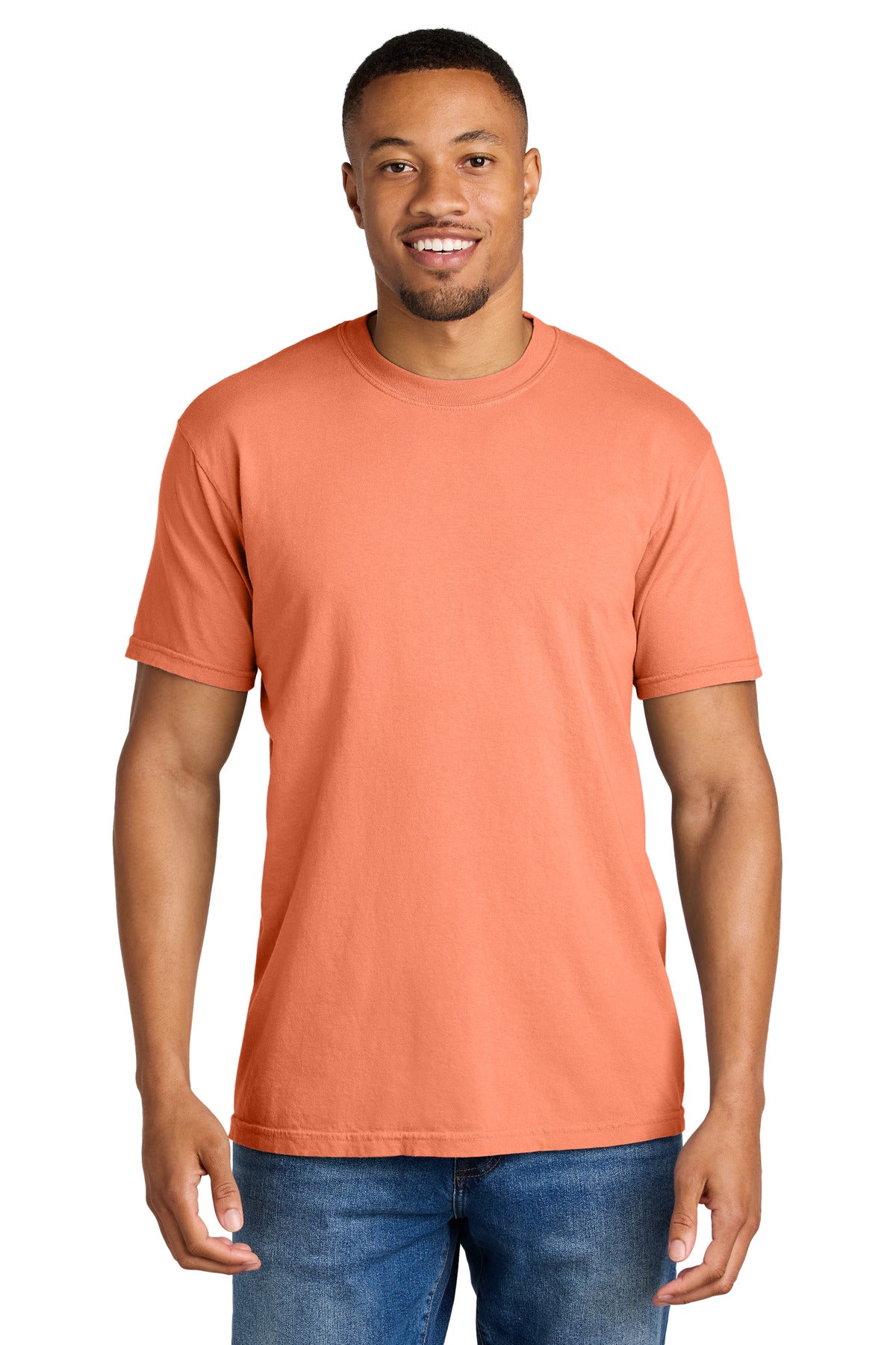 Custom Embroidery or DTF Print - COMFORT COLORS  ®  Heavyweight Ring Spun Tee. 1717