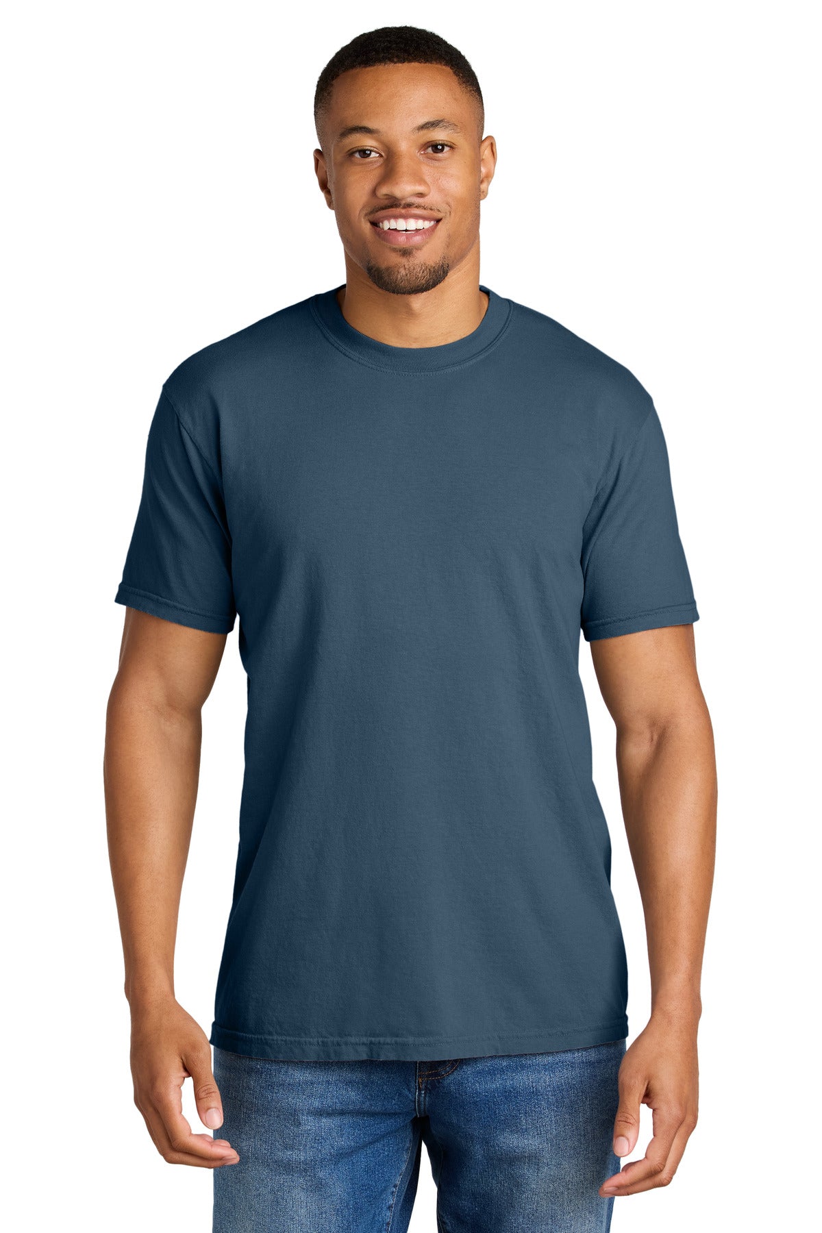 Custom Embroidery or DTF Print - COMFORT COLORS  ®  Heavyweight Ring Spun Tee. 1717