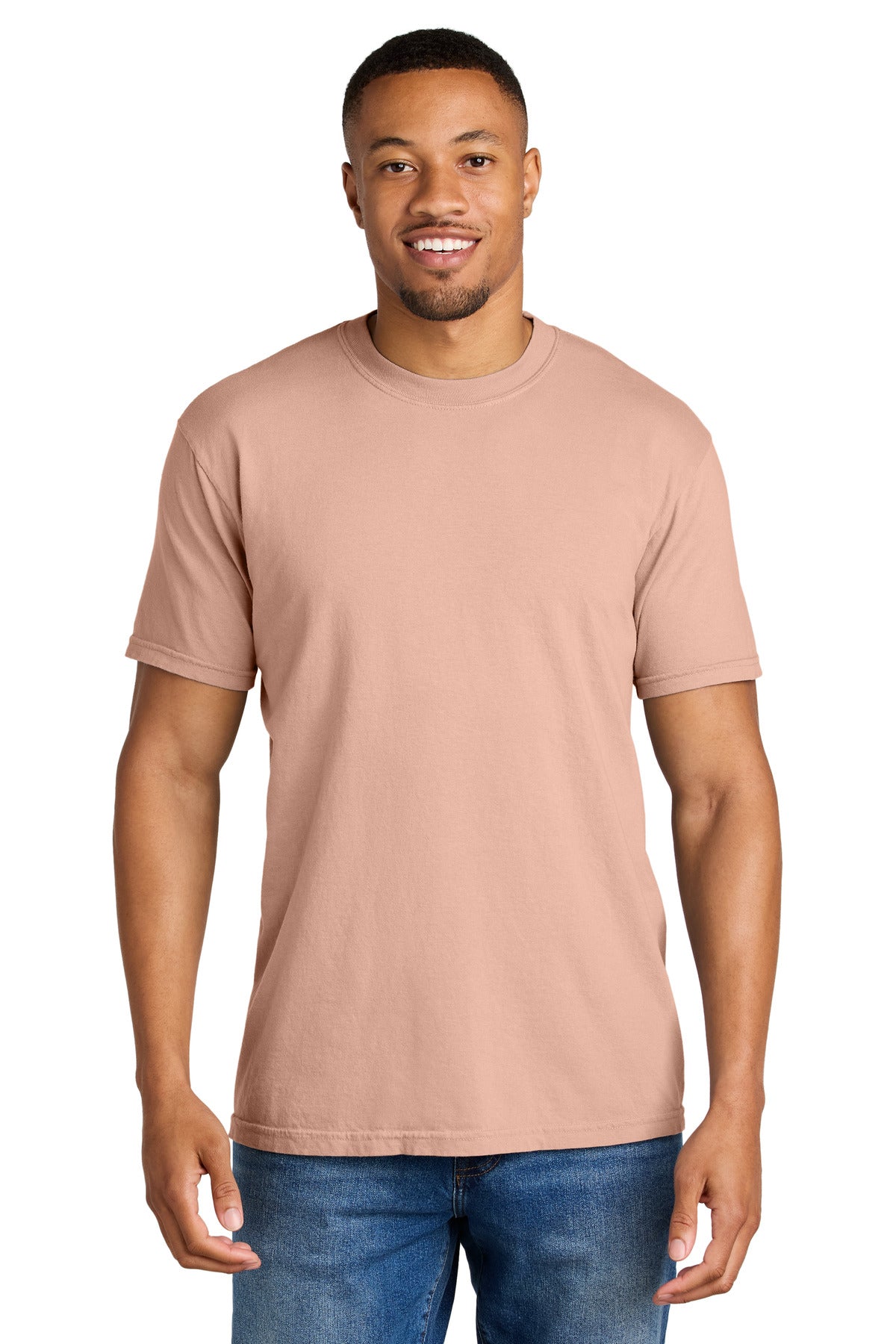 Custom Embroidery or DTF Print - COMFORT COLORS  ®  Heavyweight Ring Spun Tee. 1717