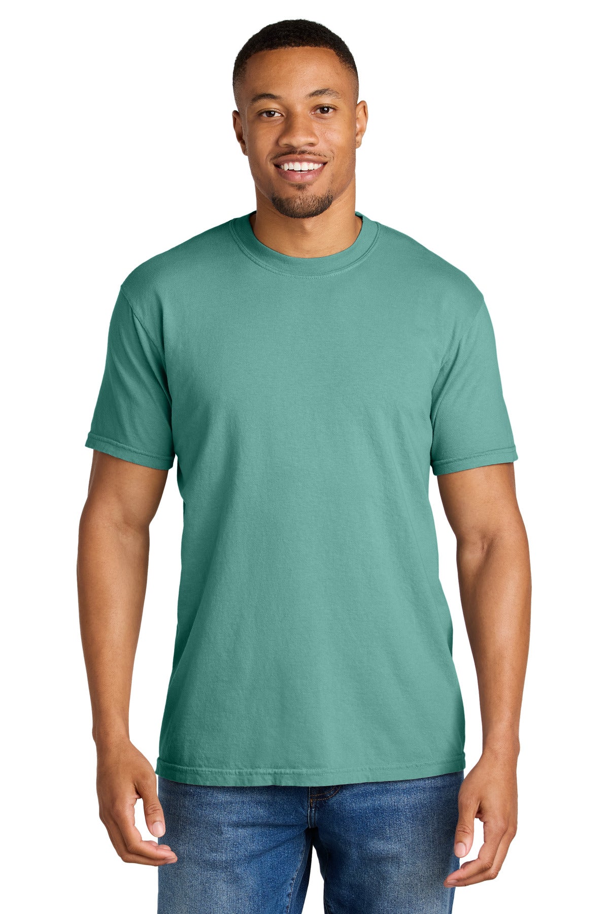 Custom Embroidery or DTF Print - COMFORT COLORS  ®  Heavyweight Ring Spun Tee. 1717