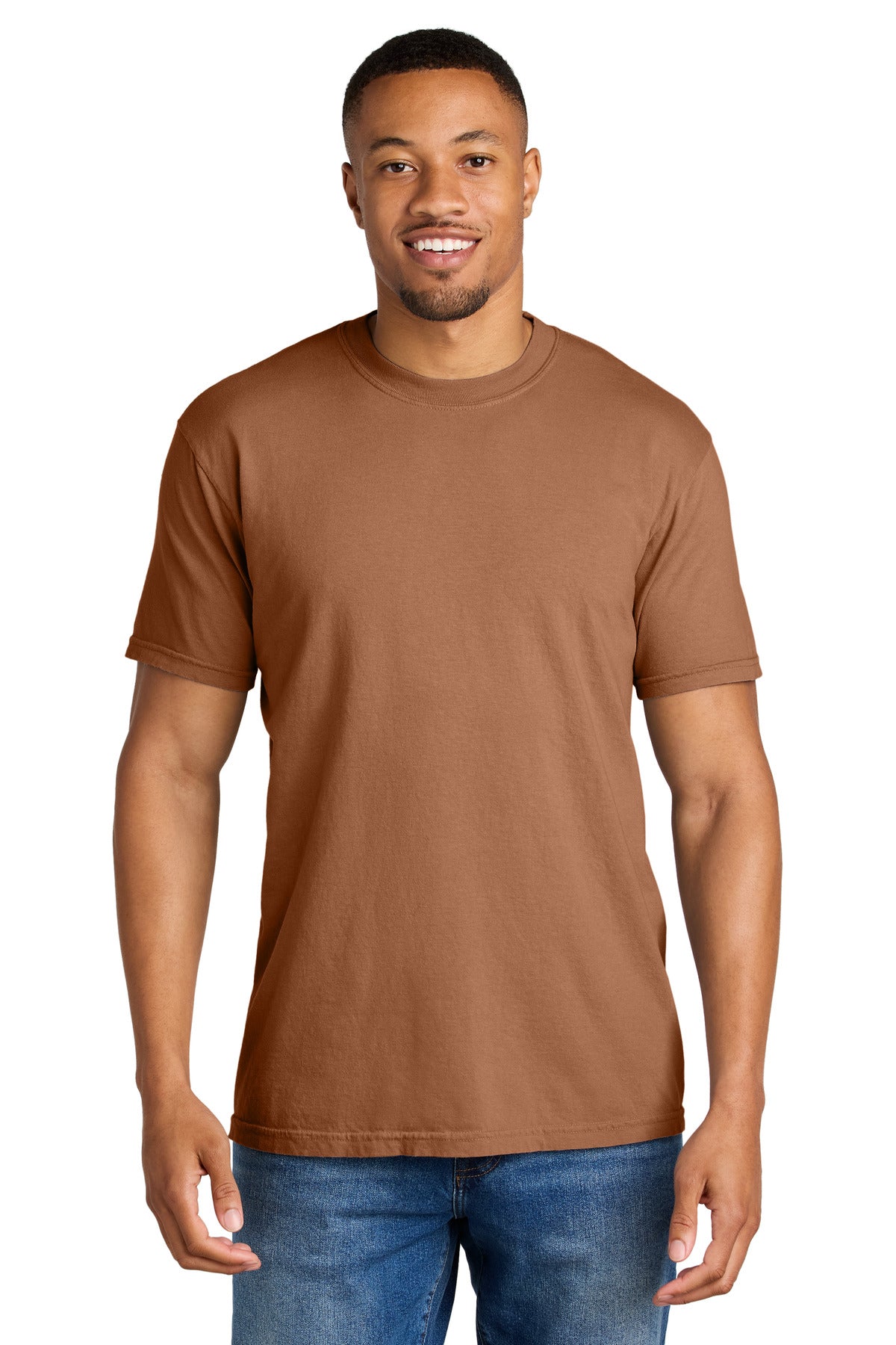 Custom Embroidery or DTF Print - COMFORT COLORS  ®  Heavyweight Ring Spun Tee. 1717