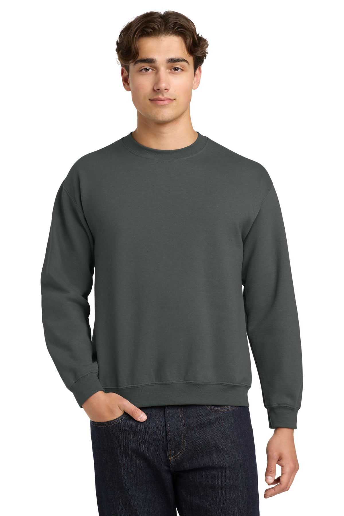 Custom Embroidered or DTF Printed - Gildan ®  Heavy Blend™ Crewneck Sweatshirt.  18000