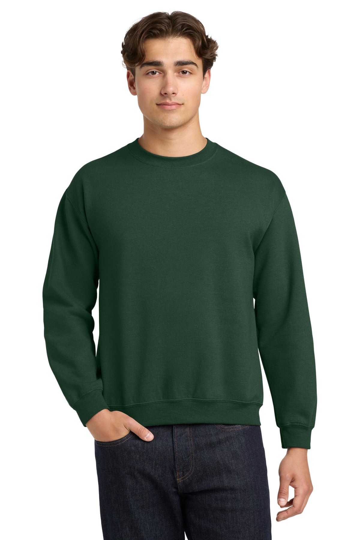 Custom Embroidered or DTF Printed - Gildan ®  Heavy Blend™ Crewneck Sweatshirt.  18000