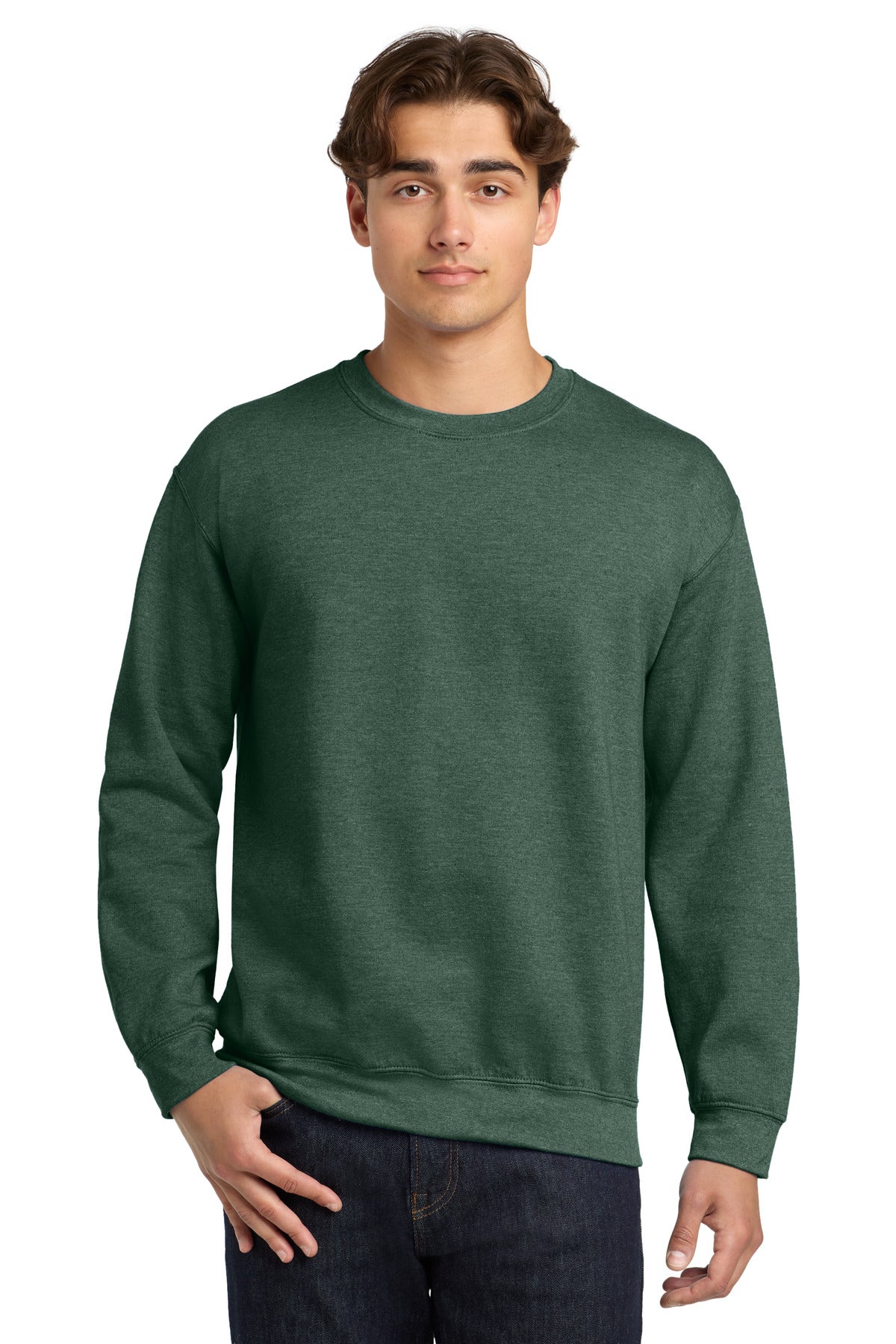Custom Embroidered or DTF Printed - Gildan ®  Heavy Blend™ Crewneck Sweatshirt.  18000
