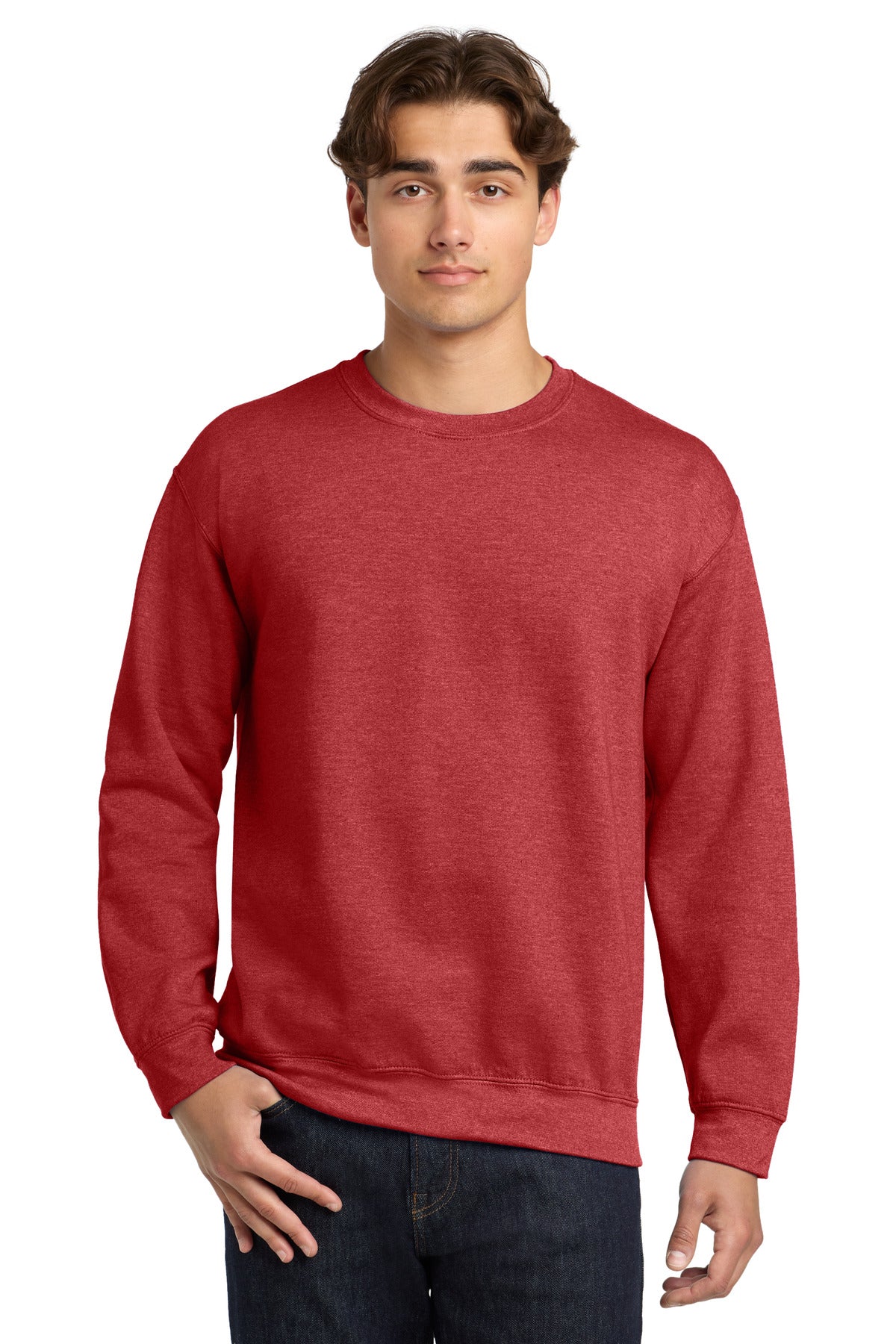Custom Embroidered or DTF Printed - Gildan ®  Heavy Blend™ Crewneck Sweatshirt.  18000