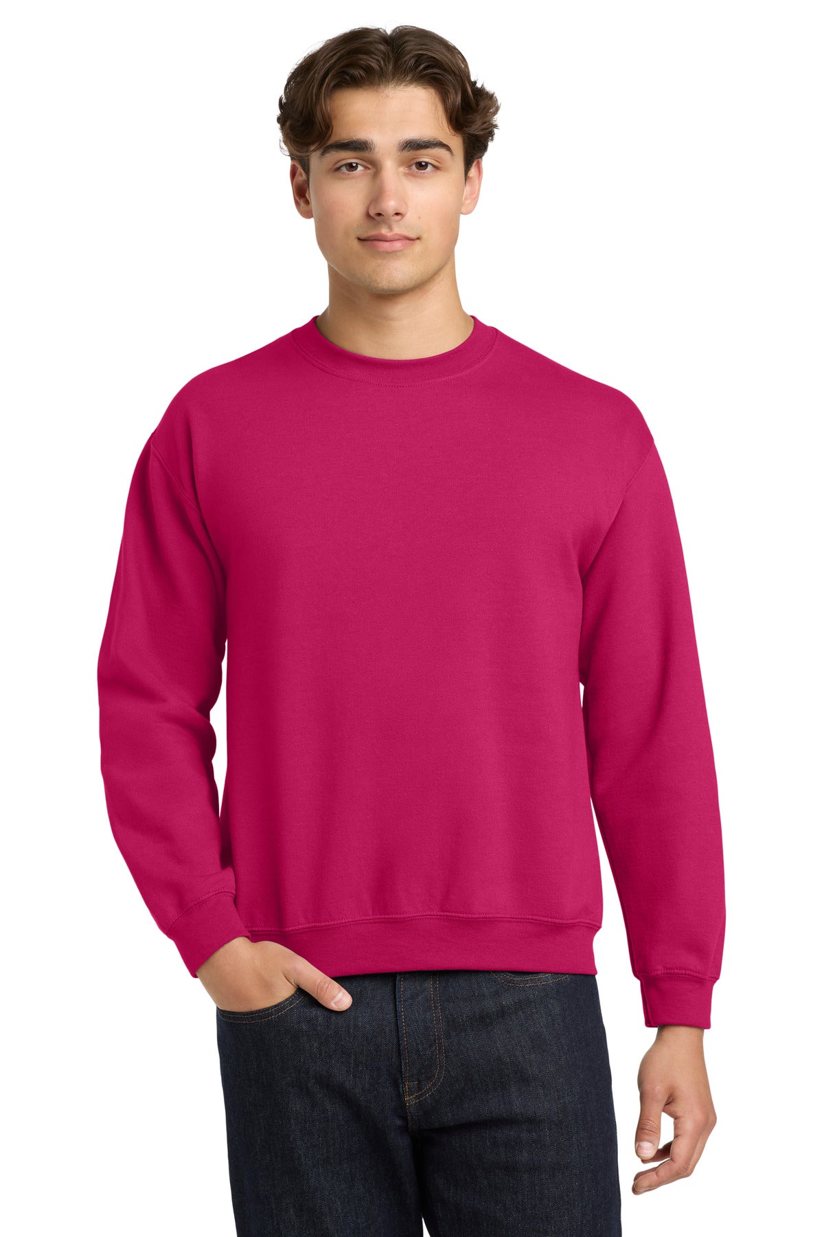 Custom Embroidered or DTF Printed - Gildan ®  Heavy Blend™ Crewneck Sweatshirt.  18000