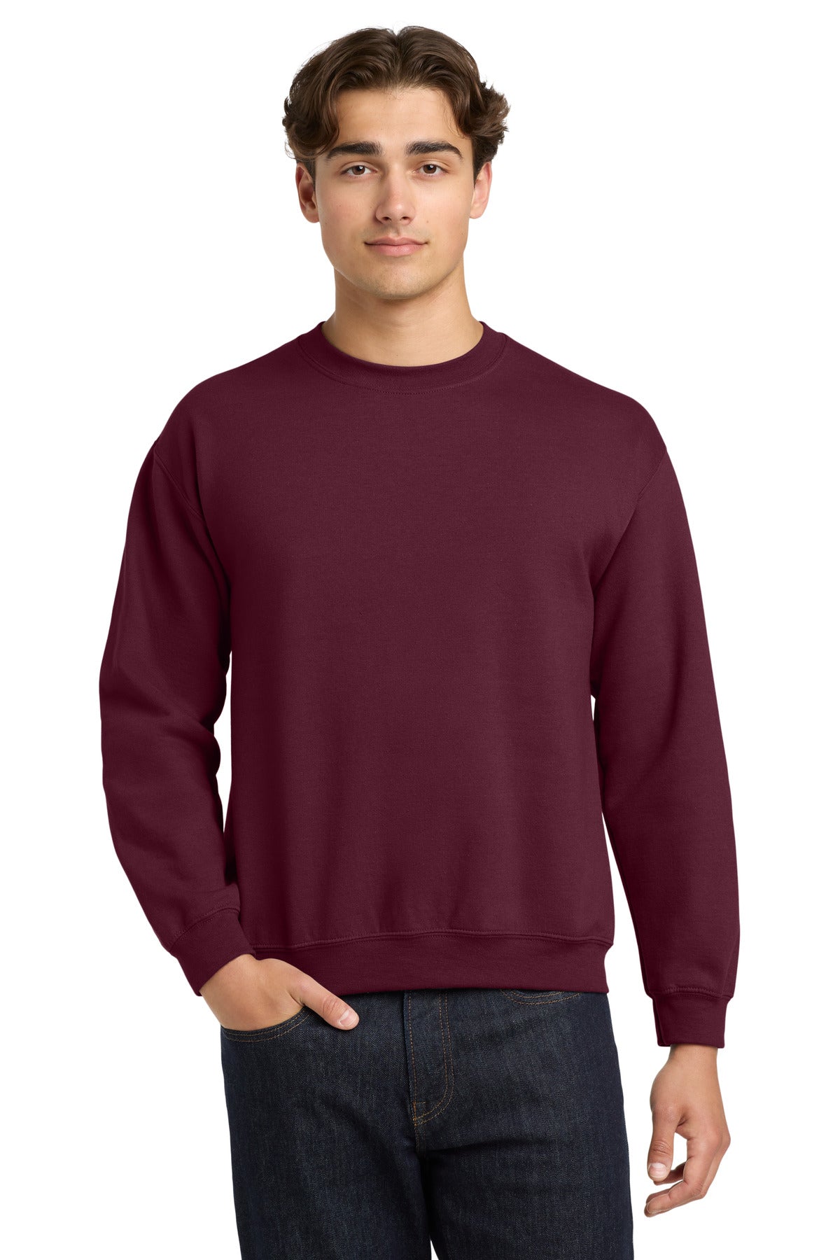 Custom Embroidered or DTF Printed - Gildan ®  Heavy Blend™ Crewneck Sweatshirt.  18000
