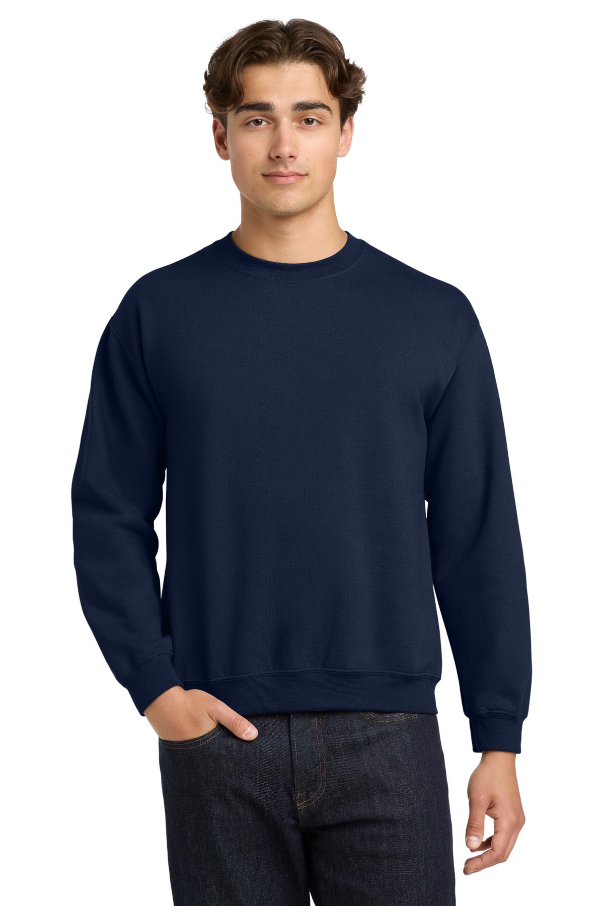 Custom Embroidered or DTF Printed - Gildan ®  Heavy Blend™ Crewneck Sweatshirt.  18000