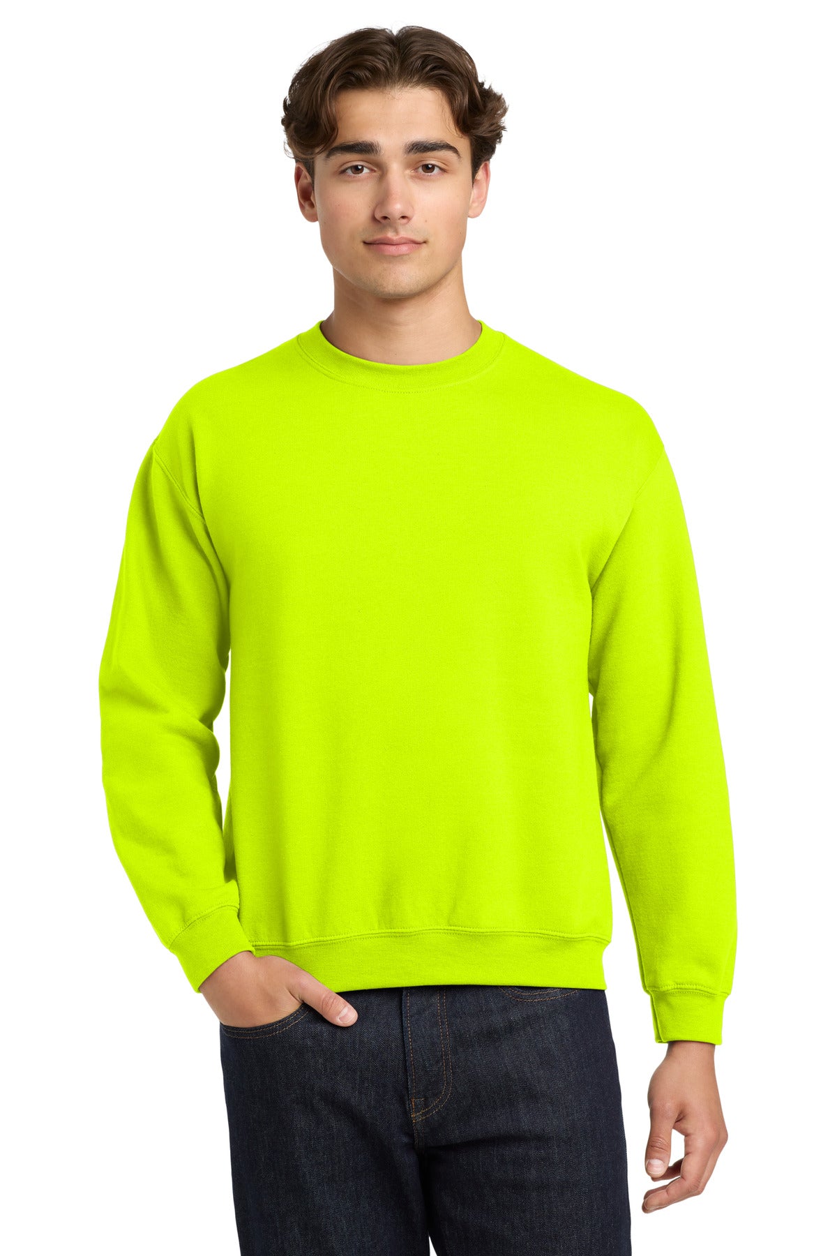 Custom Embroidered or DTF Printed - Gildan ®  Heavy Blend™ Crewneck Sweatshirt.  18000