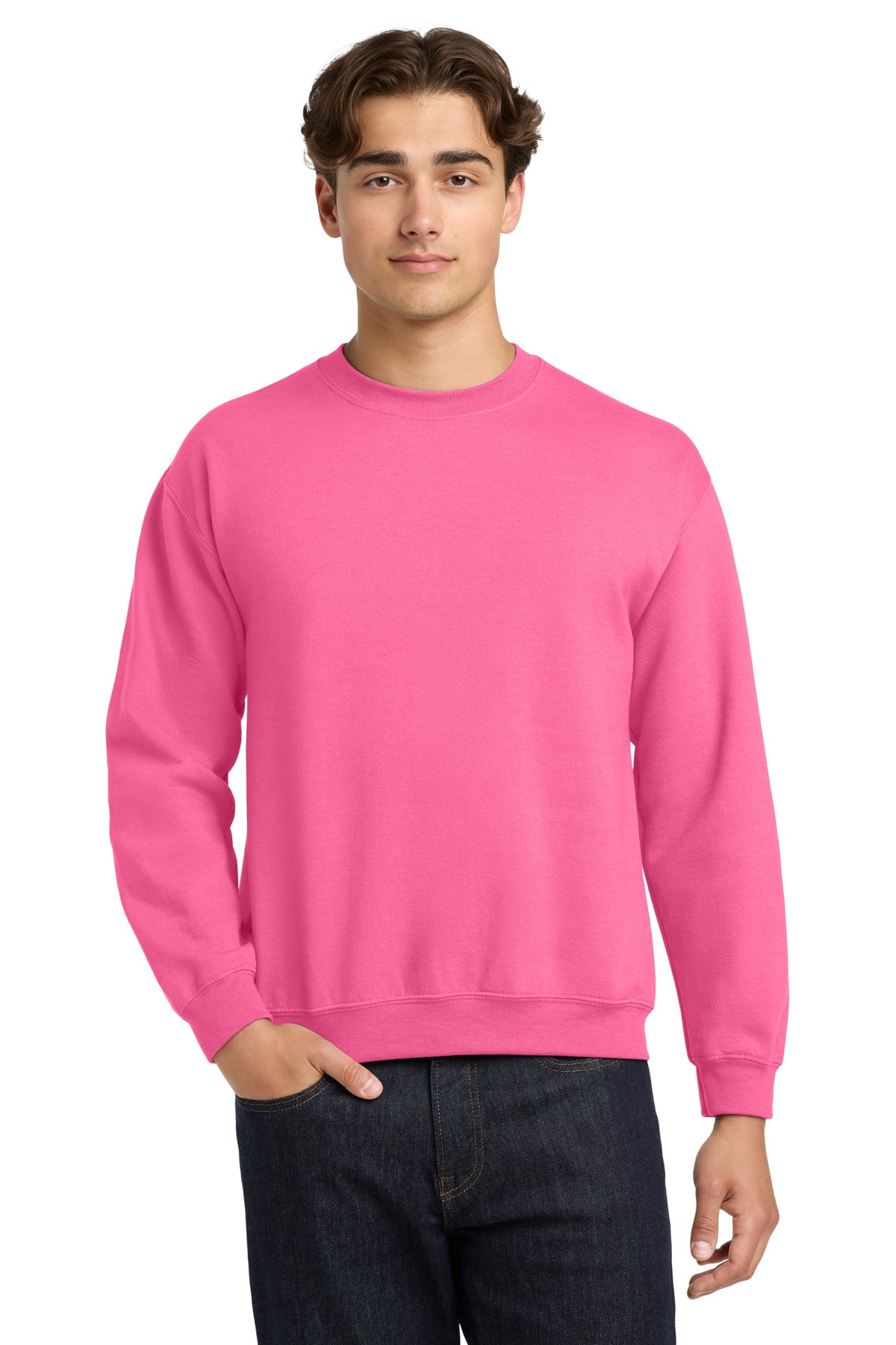 Custom Embroidered or DTF Printed - Gildan ®  Heavy Blend™ Crewneck Sweatshirt.  18000