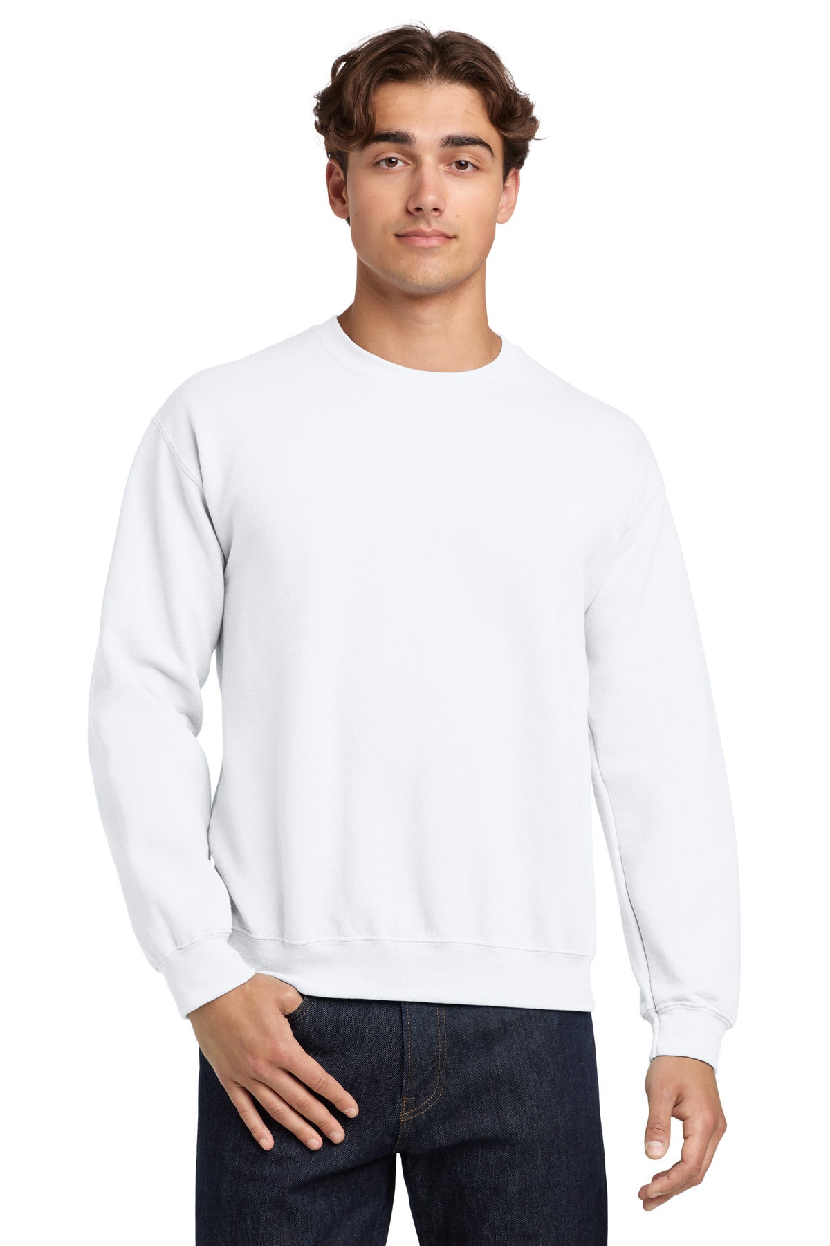 Custom Embroidered or DTF Printed - Gildan ®  Heavy Blend™ Crewneck Sweatshirt.  18000