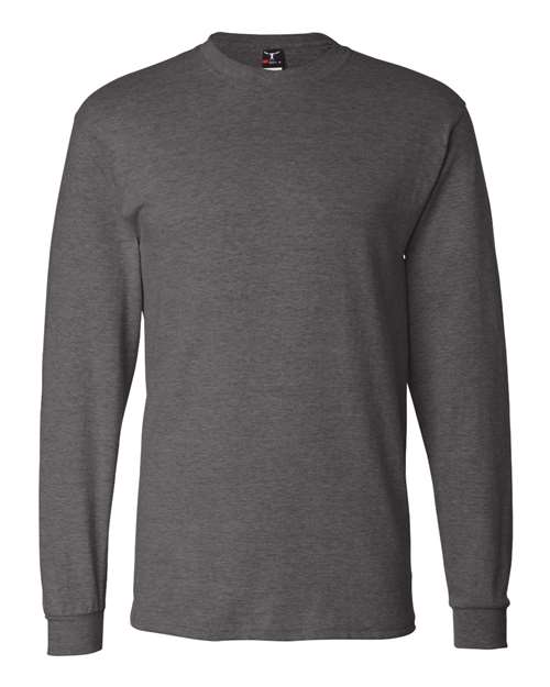 Custom Embroidered - Hanes - Beefy-T® Long Sleeve T-Shirt - 5186