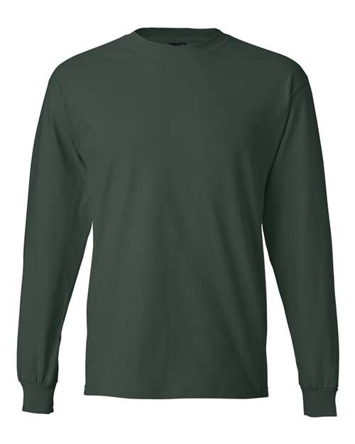 Custom Embroidered - Hanes - Beefy-T® Long Sleeve T-Shirt - 5186