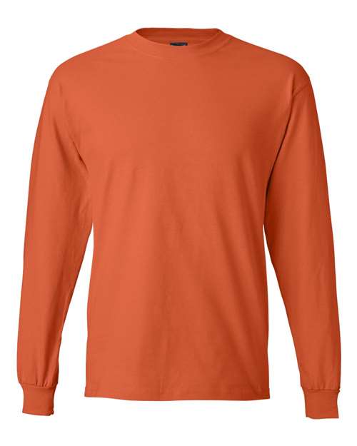 Custom Embroidered - Hanes - Beefy-T® Long Sleeve T-Shirt - 5186