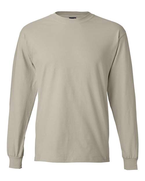 Custom Embroidered - Hanes - Beefy-T® Long Sleeve T-Shirt - 5186