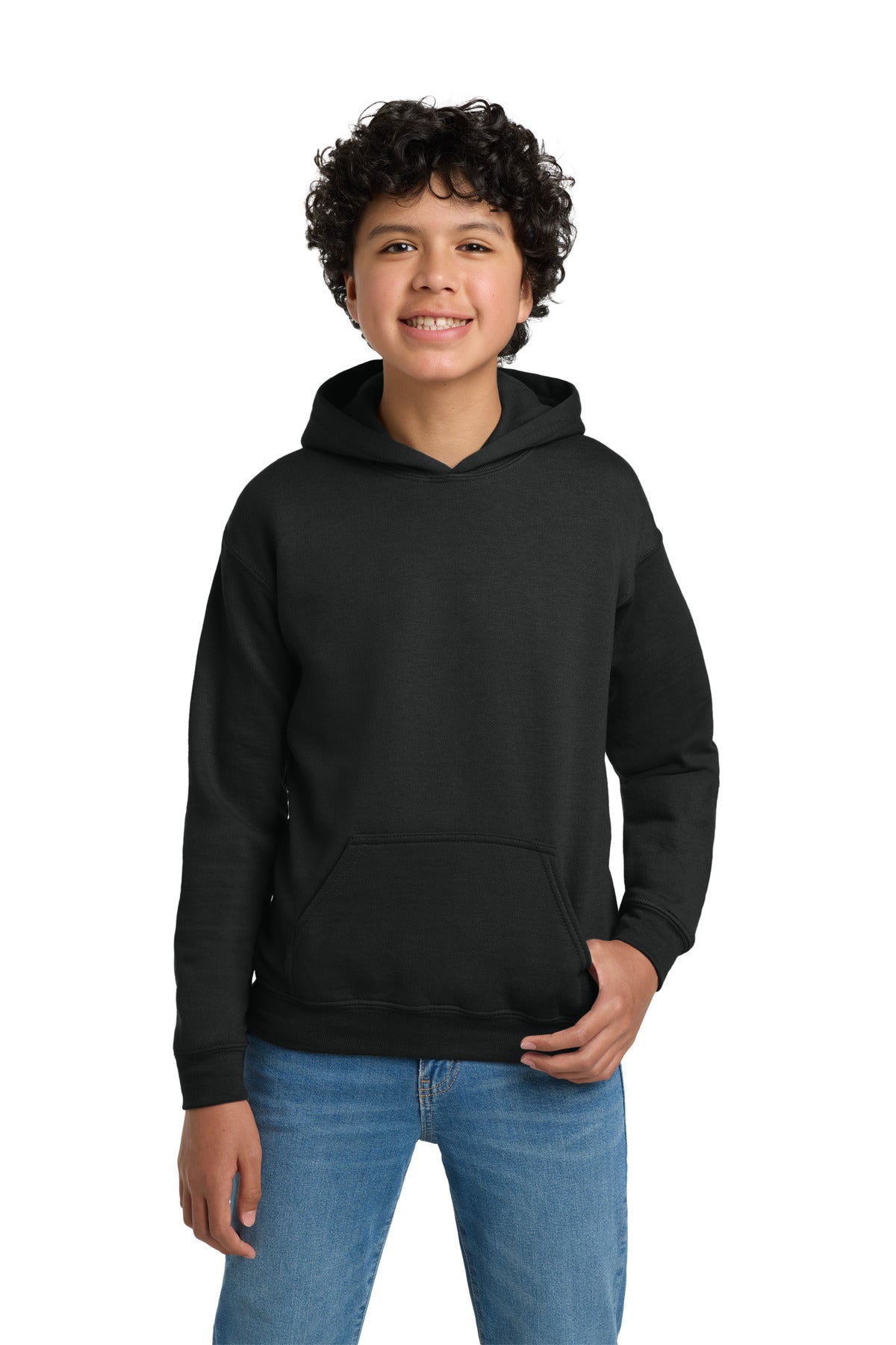 Custom Embroidered or DTF Printed - Gildan ®  - Youth Heavy Blend™ Hooded Sweatshirt. 18500B