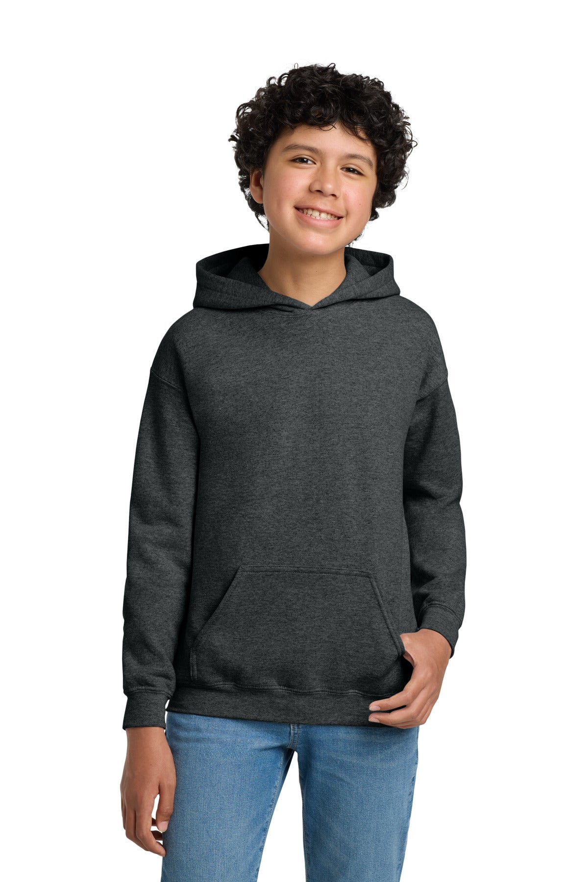 Custom Embroidered or DTF Printed - Gildan ®  - Youth Heavy Blend™ Hooded Sweatshirt. 18500B