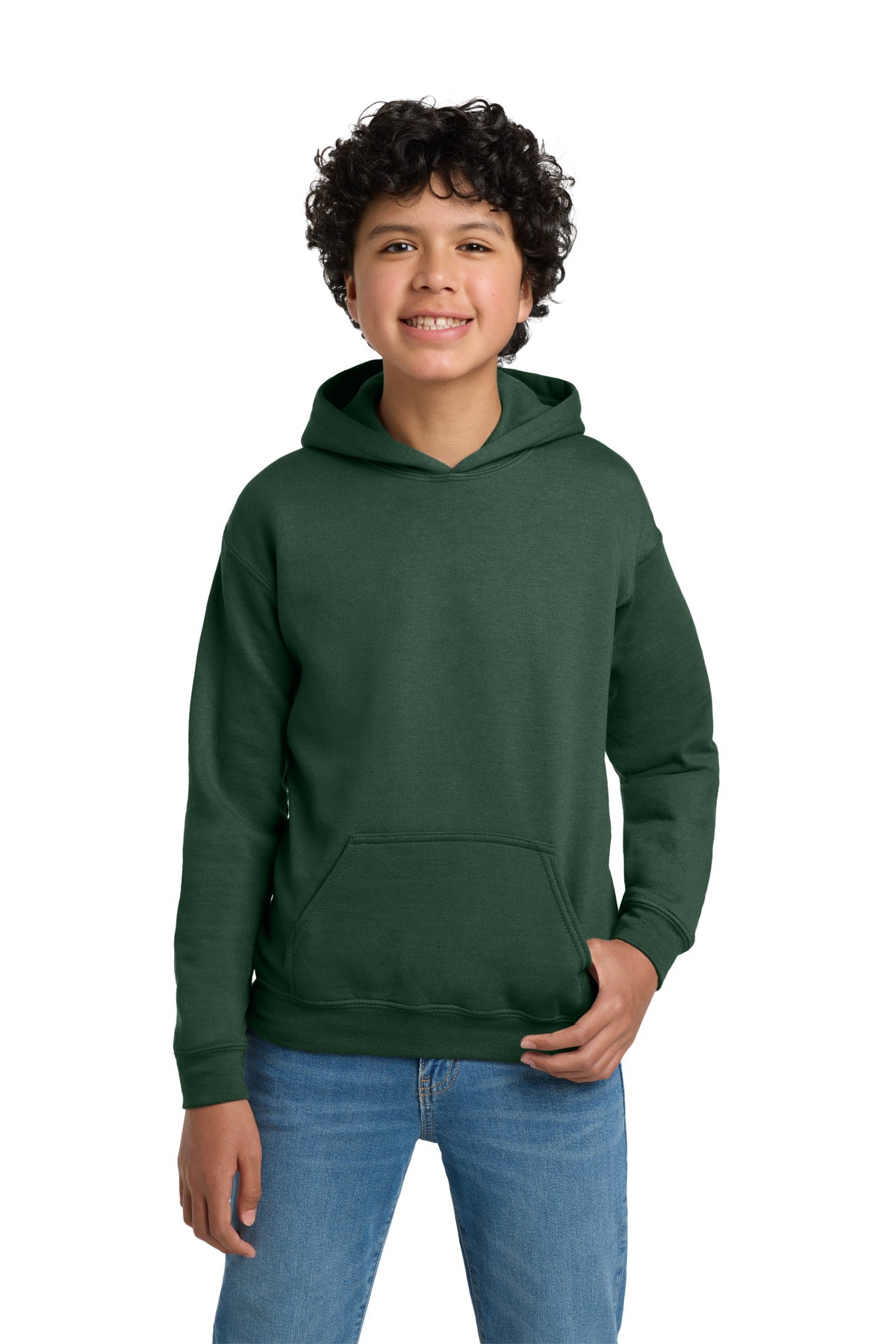 Custom Embroidered or DTF Printed - Gildan ®  - Youth Heavy Blend™ Hooded Sweatshirt. 18500B