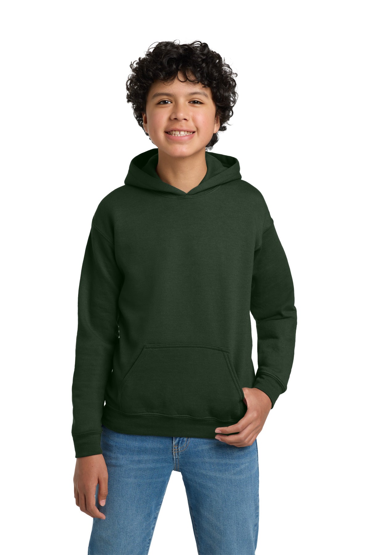 Custom Embroidered or DTF Printed - Gildan ®  - Youth Heavy Blend™ Hooded Sweatshirt. 18500B
