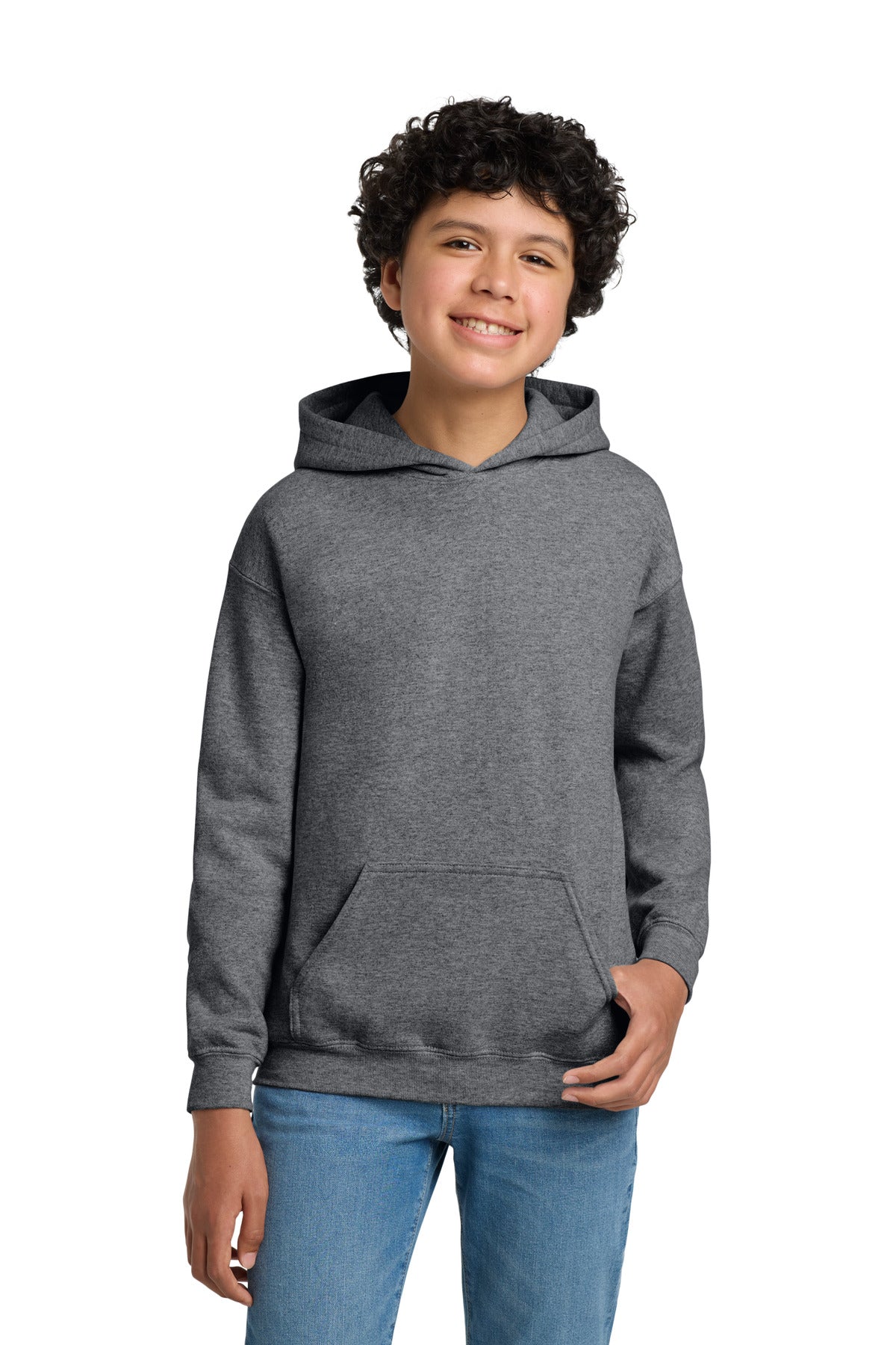 Custom Embroidered or DTF Printed - Gildan ®  - Youth Heavy Blend™ Hooded Sweatshirt. 18500B