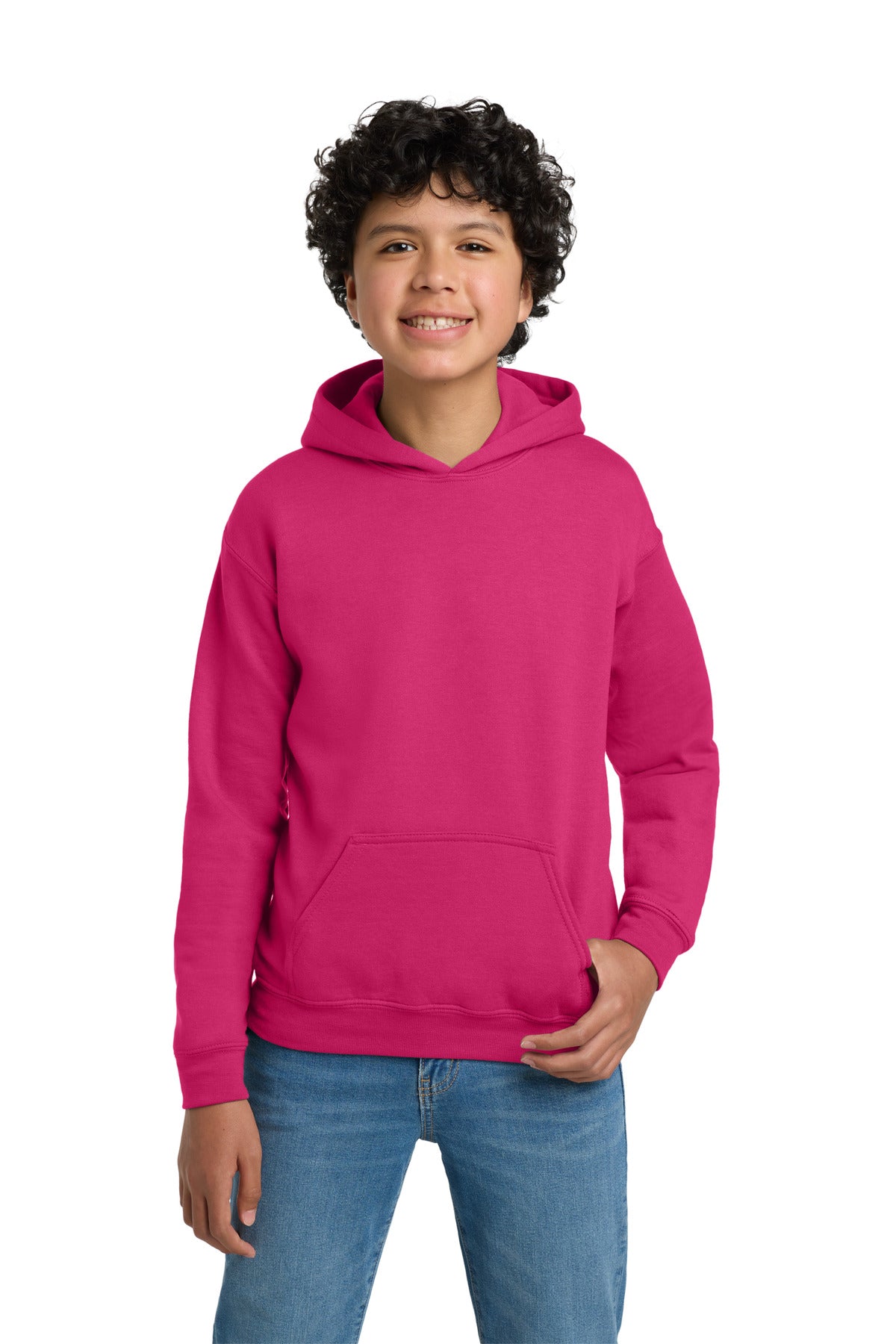 Custom Embroidered or DTF Printed - Gildan ®  - Youth Heavy Blend™ Hooded Sweatshirt. 18500B