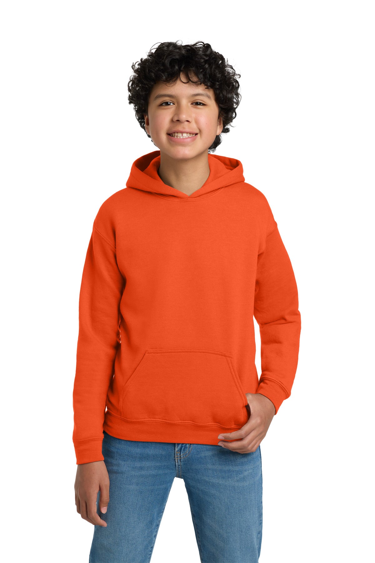 Custom Embroidered or DTF Printed - Gildan ®  - Youth Heavy Blend™ Hooded Sweatshirt. 18500B