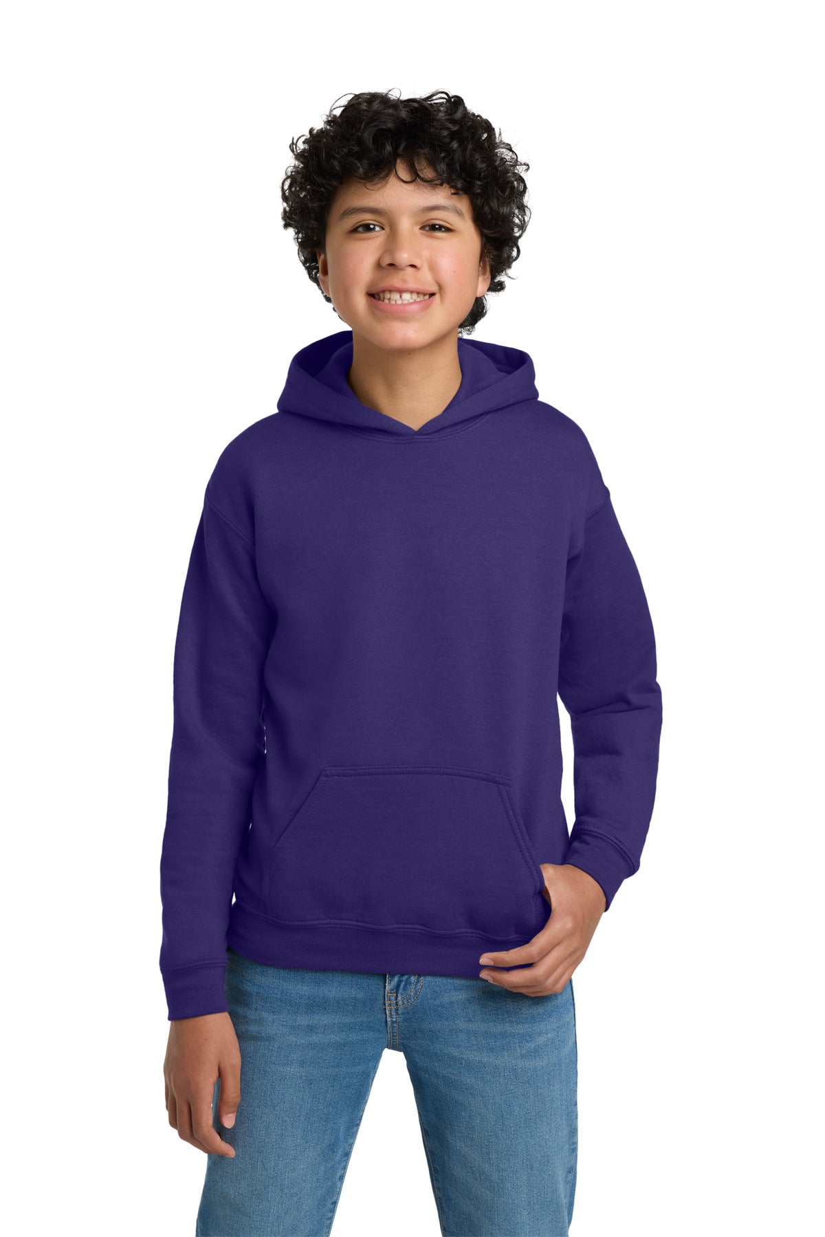 Custom Embroidered or DTF Printed - Gildan ®  - Youth Heavy Blend™ Hooded Sweatshirt. 18500B