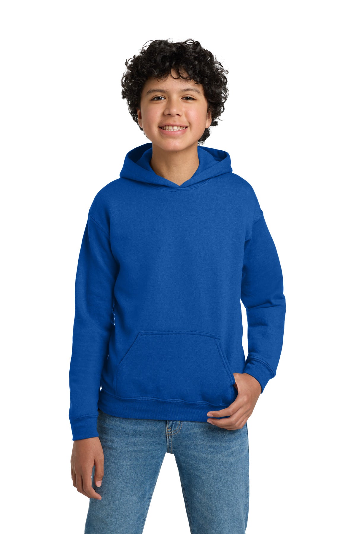 Custom Embroidered or DTF Printed - Gildan ®  - Youth Heavy Blend™ Hooded Sweatshirt. 18500B