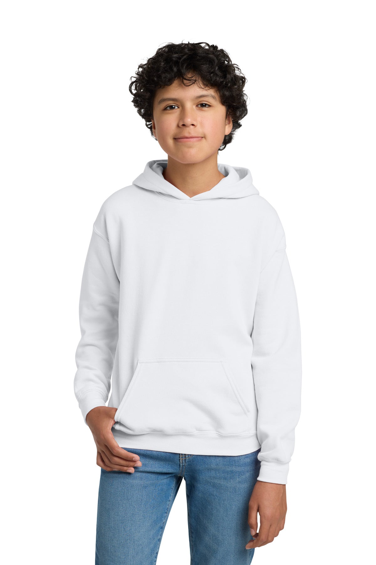 Custom Embroidered or DTF Printed - Gildan ®  - Youth Heavy Blend™ Hooded Sweatshirt. 18500B