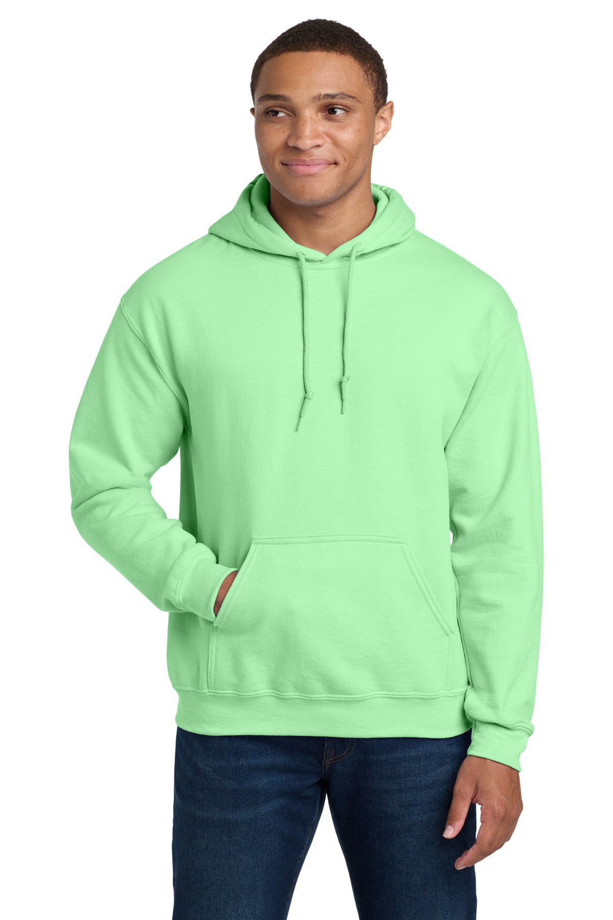 Custom Embroidered or DTF Printed - Gildan ®  - Heavy Blend ™  Hooded Sweatshirt.  18500