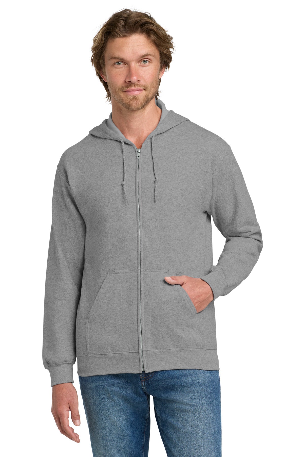Custom Embroidered or DTF Printed - Gildan ®  - Heavy Blend™ Full-Zip Hooded Sweatshirt. 18600