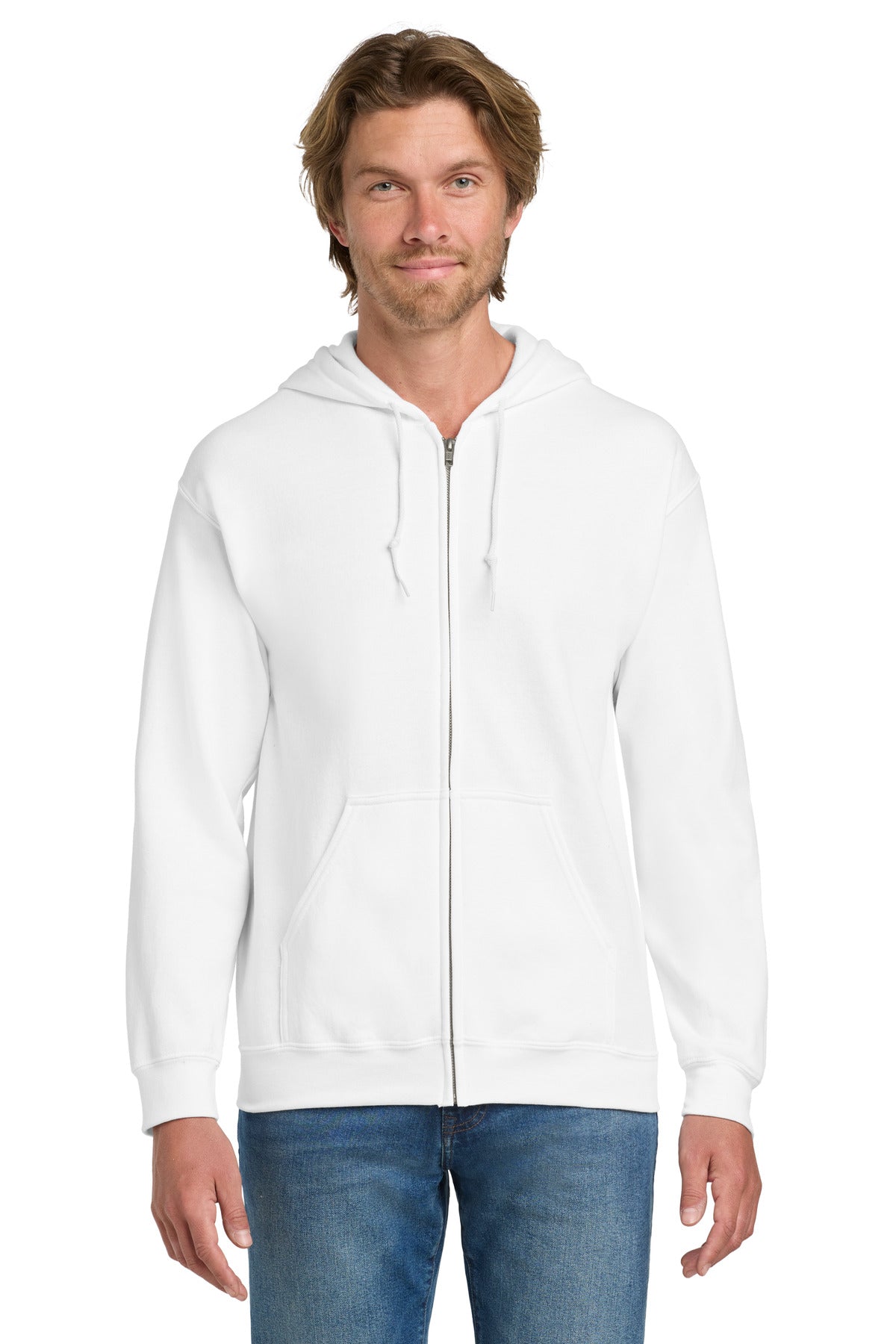 Custom Embroidered or DTF Printed - Gildan ®  - Heavy Blend™ Full-Zip Hooded Sweatshirt. 18600