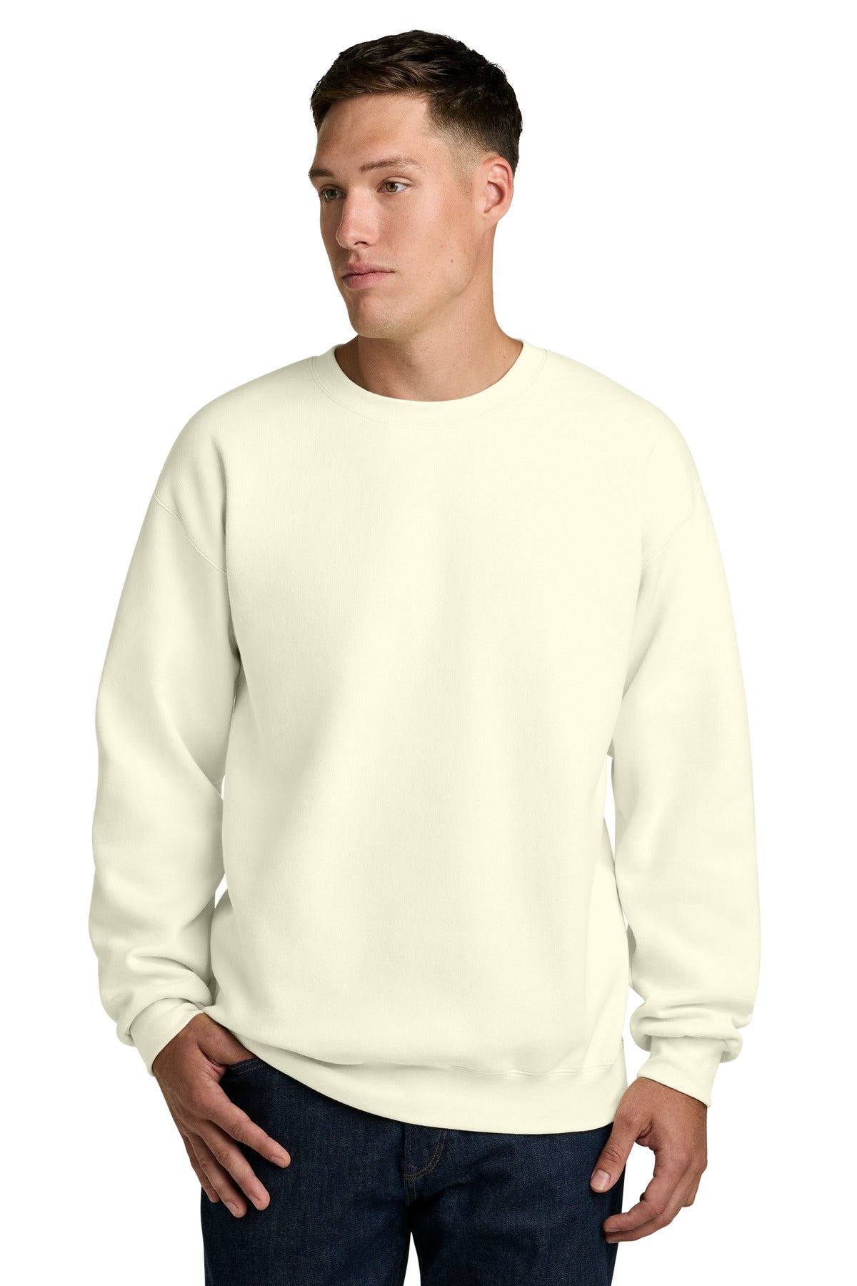 Custom Embroidered or DTF Printed - Gildan ®  Hammer ®  Maxweight Crewneck Sweatshirt 19000
