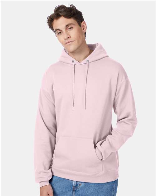 Custom Embroidered - Hanes - Ecosmart® Hooded Sweatshirt - Pale Pink - P170