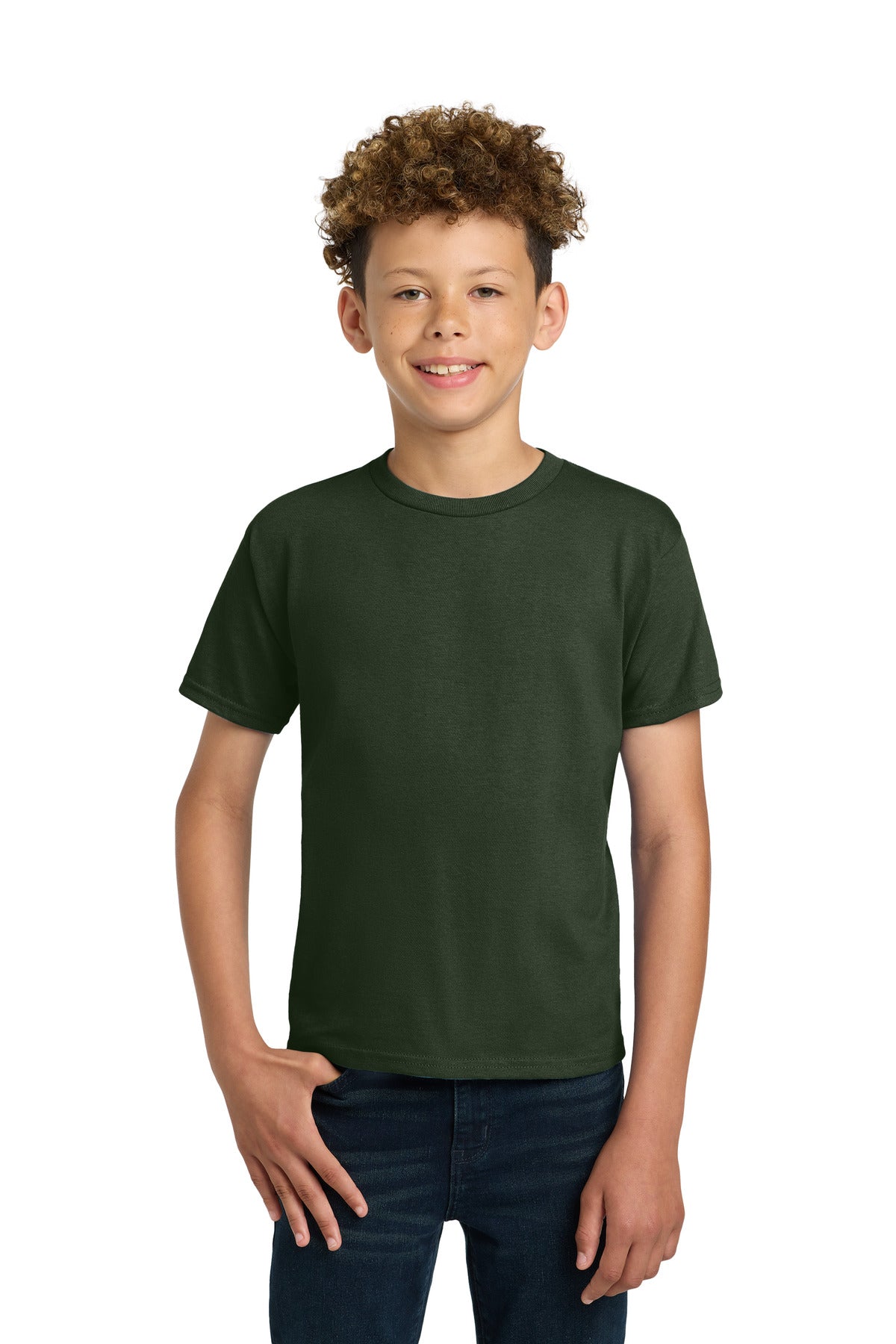 Custom Embroidered or DTF Printed - Gildan ®  - Youth Ultra Cotton ® 100% US Cotton T-Shirt. 2000B
