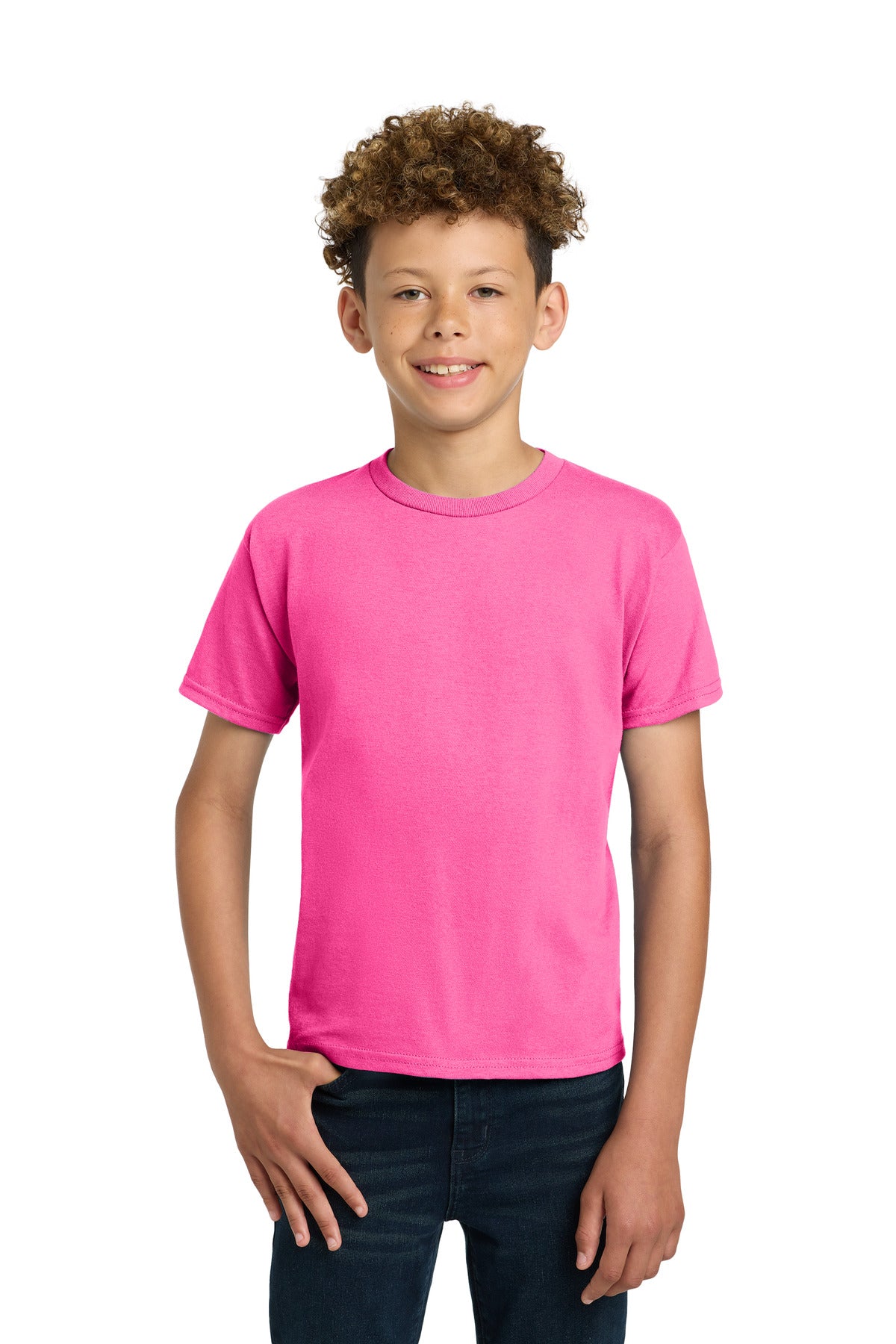 Custom Embroidered or DTF Printed - Gildan ®  - Youth Ultra Cotton ® 100% US Cotton T-Shirt. 2000B